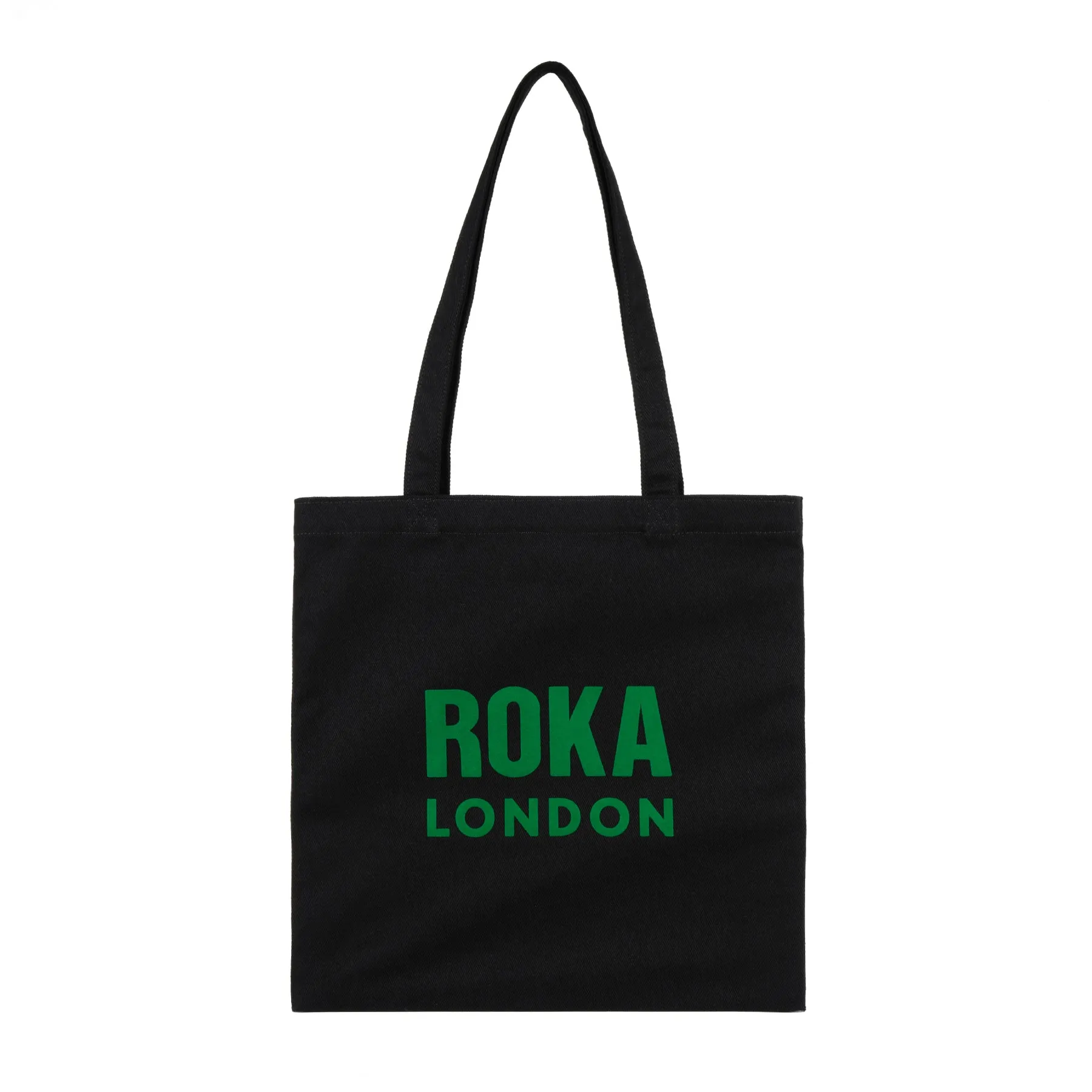 ROKA Notting Hill Cotton Tote Bag - Black sold by The Foot Factory
