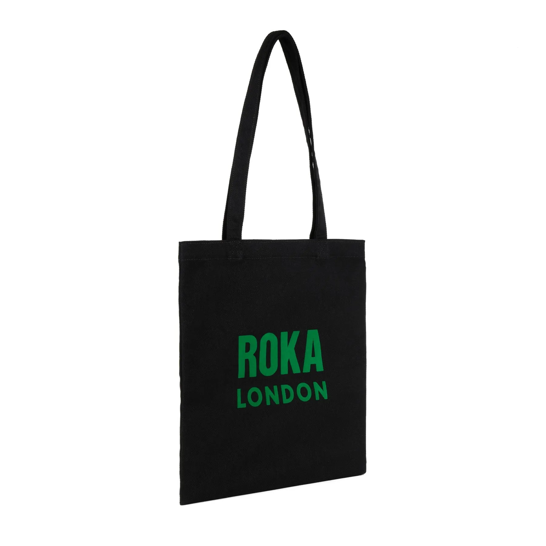 ROKA Notting Hill Cotton Tote Bag - Black sold by The Foot Factory product image thumbnail 2