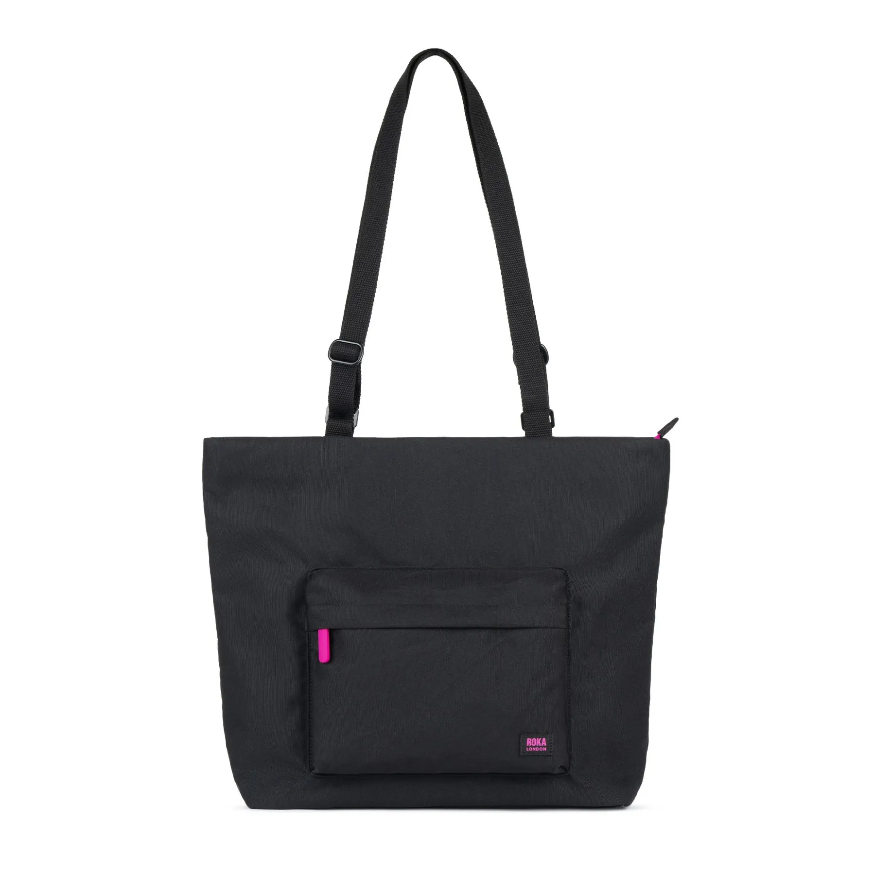 ROKA Pink Label Trafalgar B Recycled Canvas Bag - Ash sold by The Foot Factory