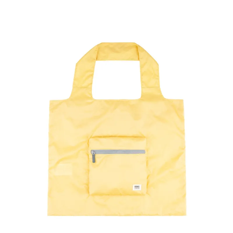 ROKA Borough Medium Recycled Nylon Ripstop Bag - Citron sold by The Foot Factory