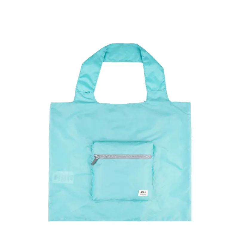 ROKA Borough Medium Recycled Nylon Ripstop Bag - Aquatic Awe sold by The Foot Factory
