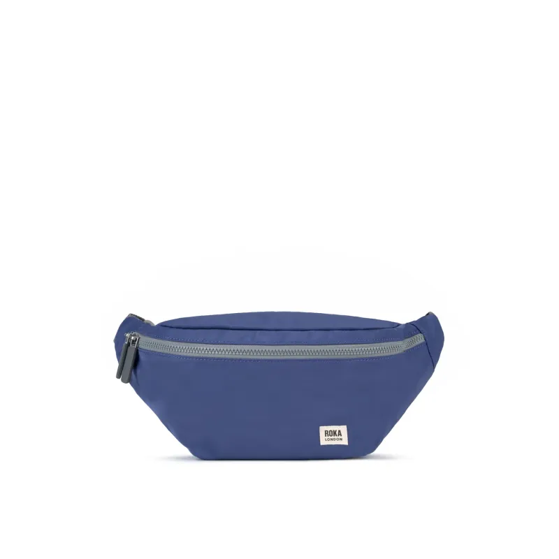 ROKA Jubilee Medium Recycled Nylon Bag - Indigo sold by The Foot Factory
