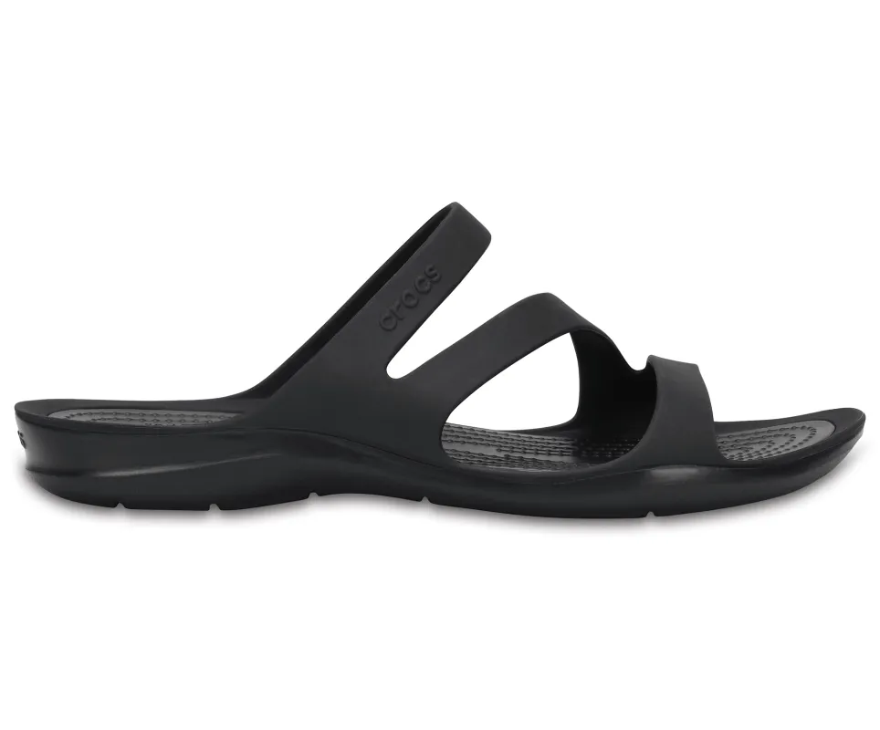 CROCS Swiftwater Sandal - Black sold by The Foot Factory