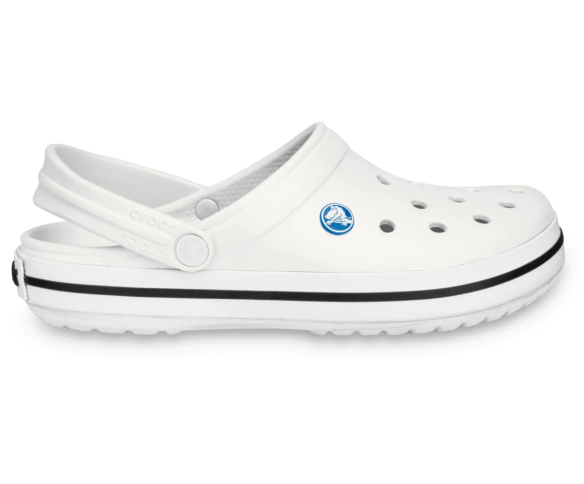 Crocs Unisex Crocband Clog - White sold by The Foot Factory