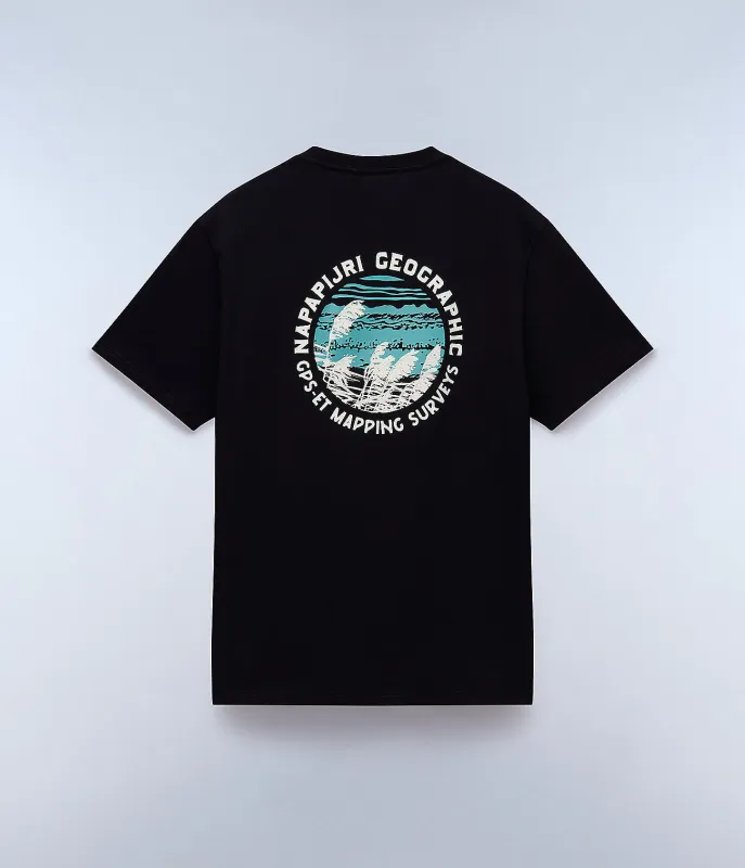 Napapijri Mens Vignoni T-Shirt - Black Beauty sold by The Foot Factory