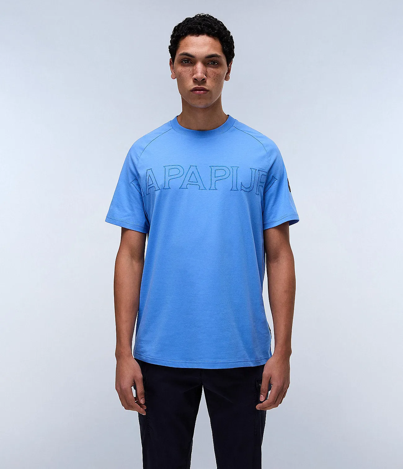 Napapijri Mens Ambra T-Shirt - Ultramarine sold by The Foot Factory product image thumbnail 4