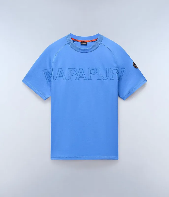 Napapijri Mens Ambra T-Shirt - Ultramarine made by Napapijri