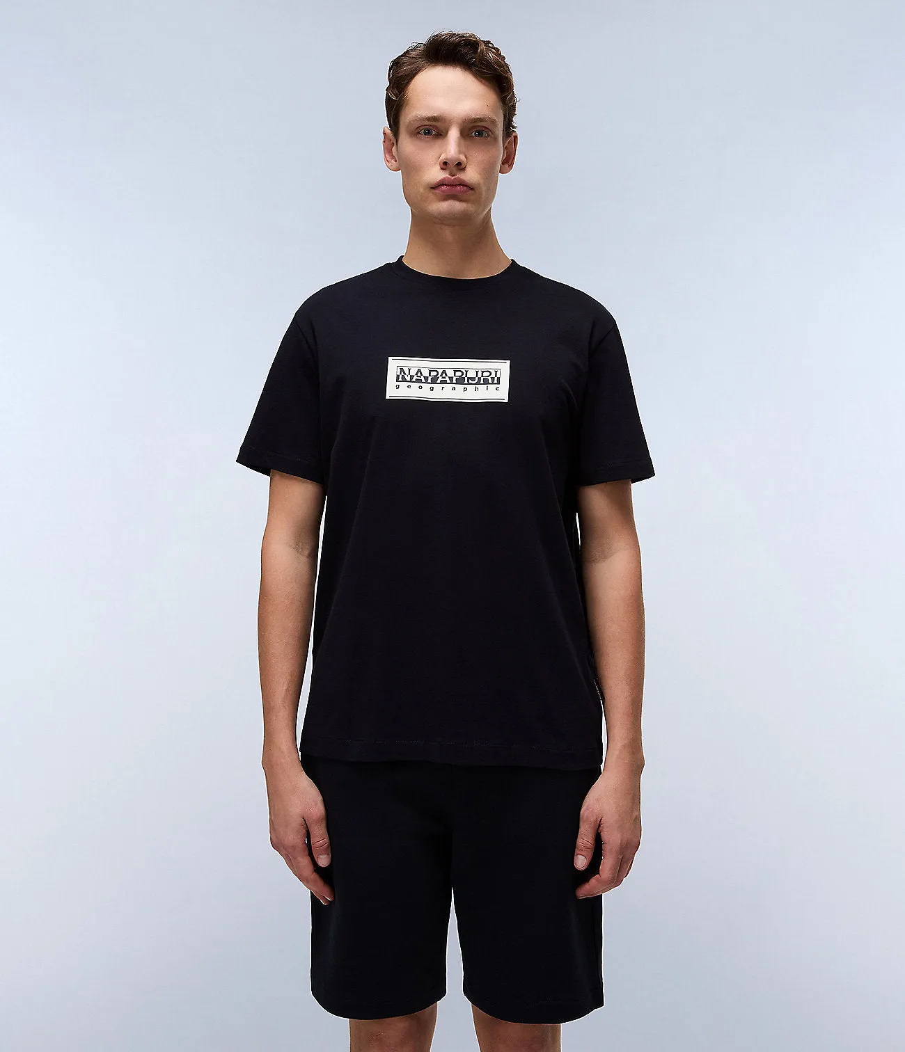 Napapijri Mens Box Logo T-Shirt - Black sold by The Foot Factory product image thumbnail 4