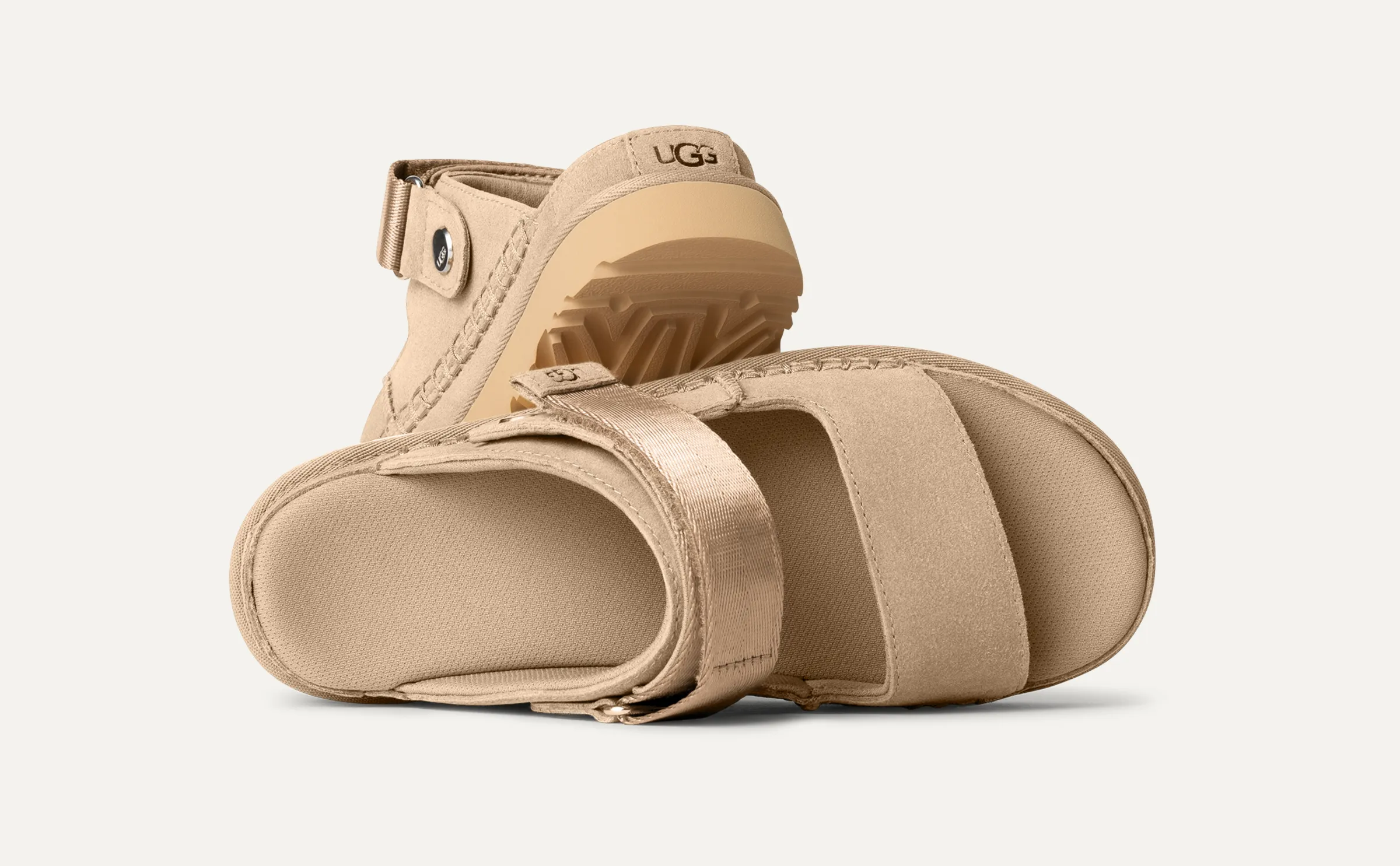 UGG Womens Goldenstar Glide Sandal - Sand sold by The Foot Factory product image thumbnail 4