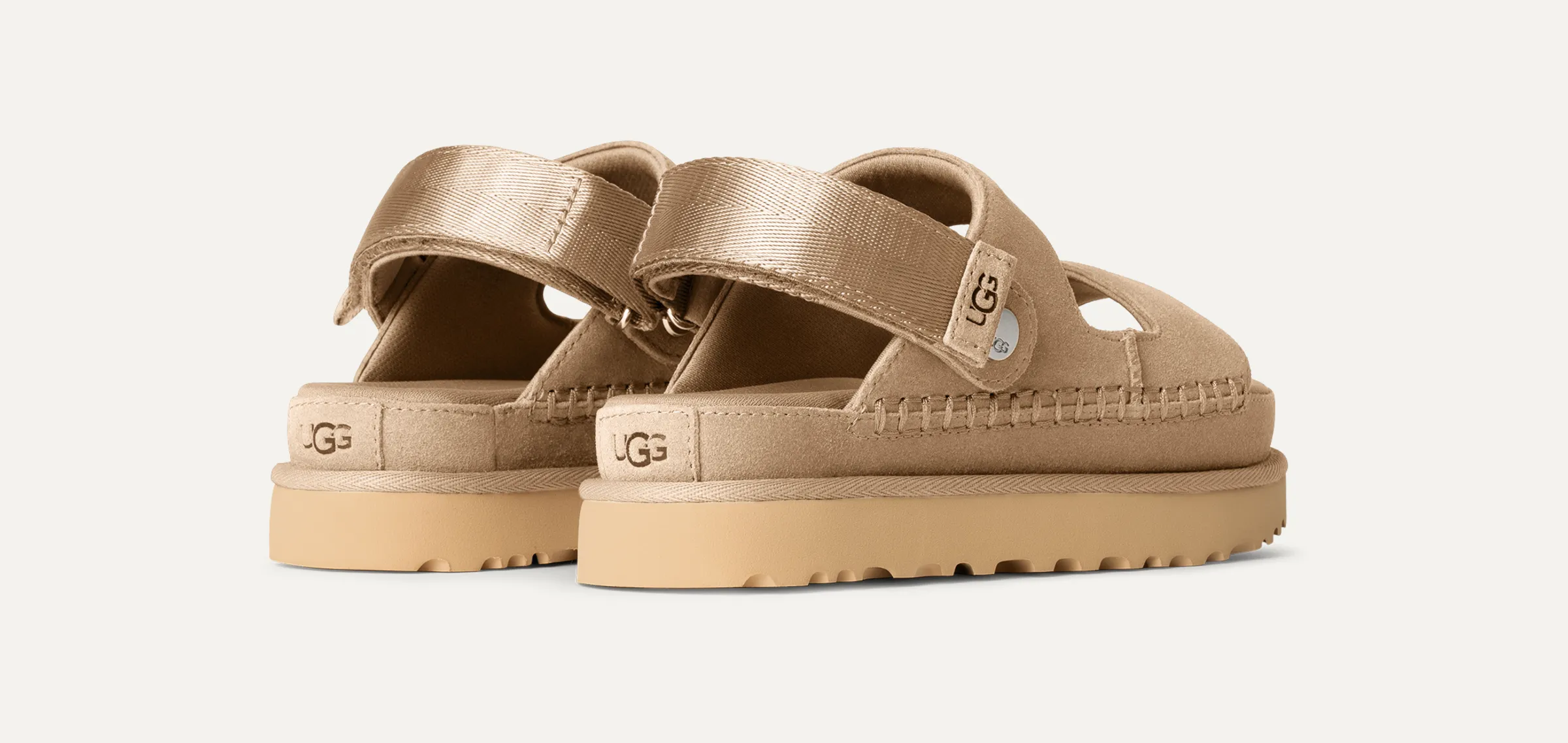 UGG Womens Goldenstar Glide Sandal - Sand sold by The Foot Factory product image thumbnail 2