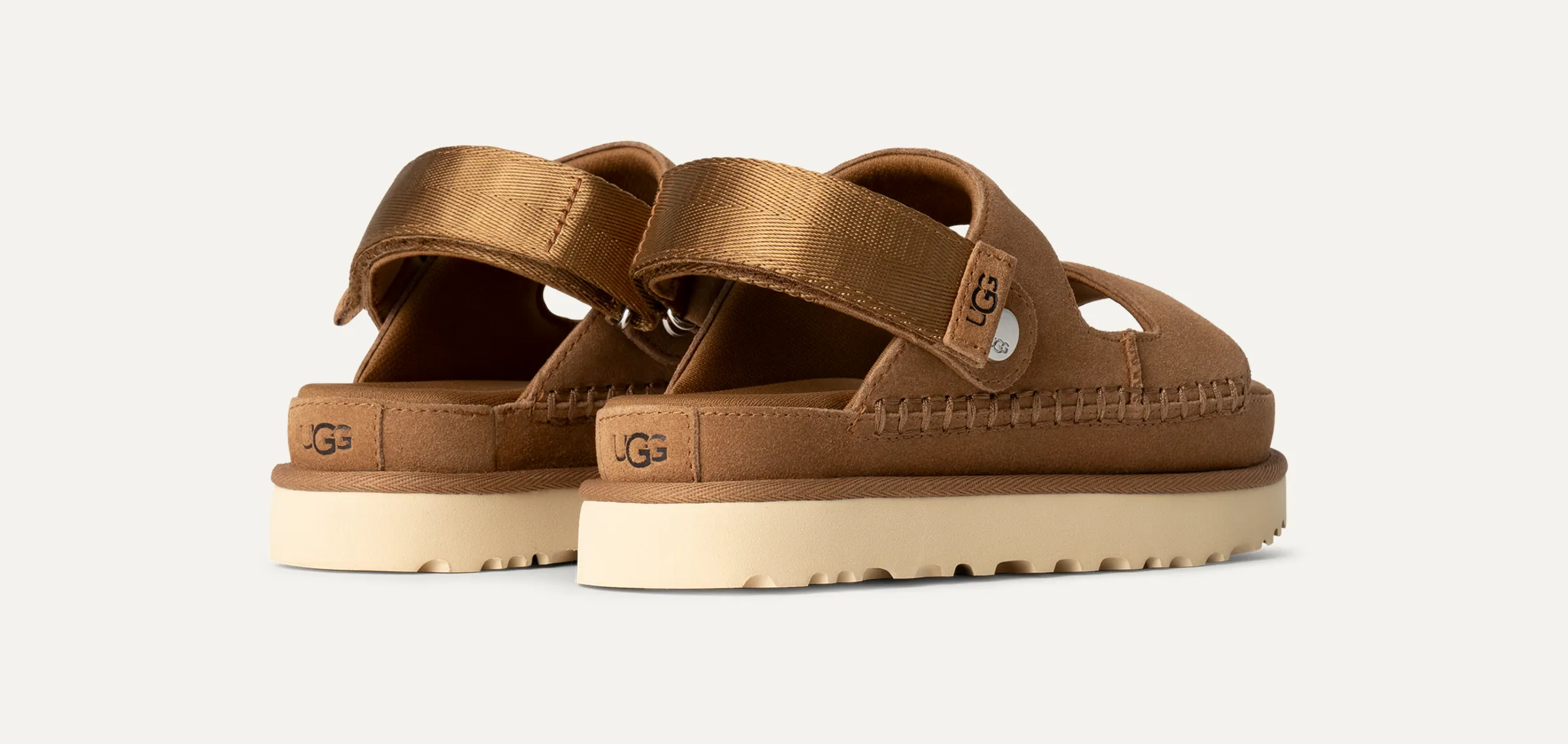 UGG Womens Goldenstar Glide Sandal - Chestnut sold by The Foot Factory product image thumbnail 2