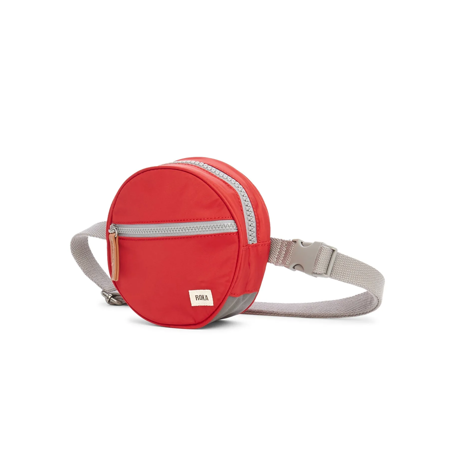 ROKA Paddington D Cranberry Extra Small Recycled Nylon Bag sold by The Foot Factory product image thumbnail 5