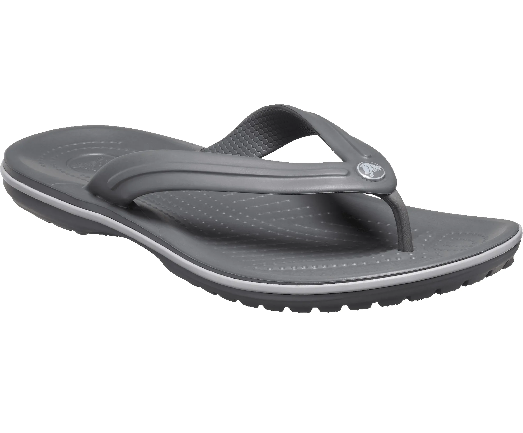 CROCS Unisex Crocband Flip Flop - Slate Grey / Smoke sold by The Foot Factory product image thumbnail 5