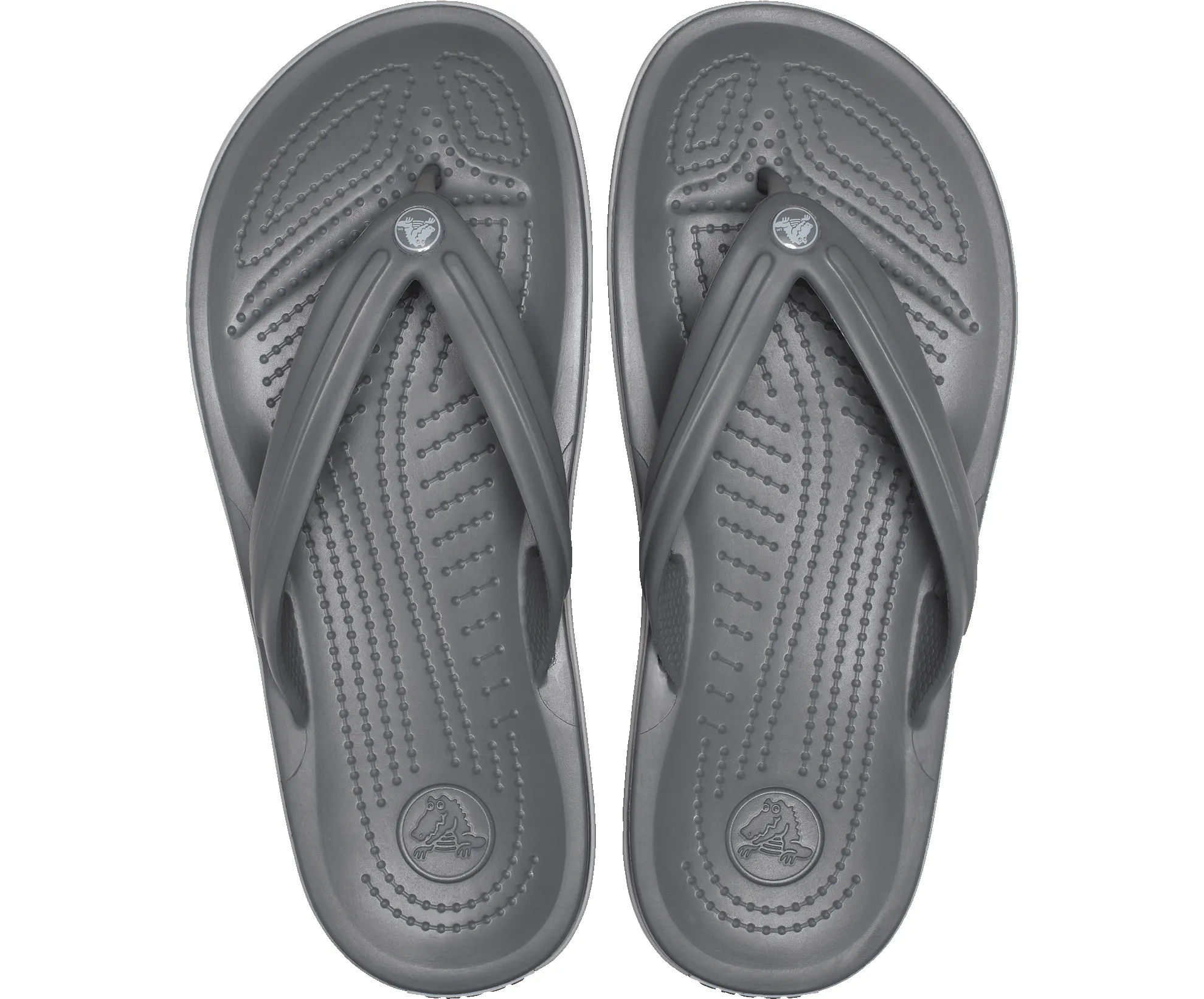 CROCS Unisex Crocband Flip Flop - Slate Grey / Smoke sold by The Foot Factory product image thumbnail 3