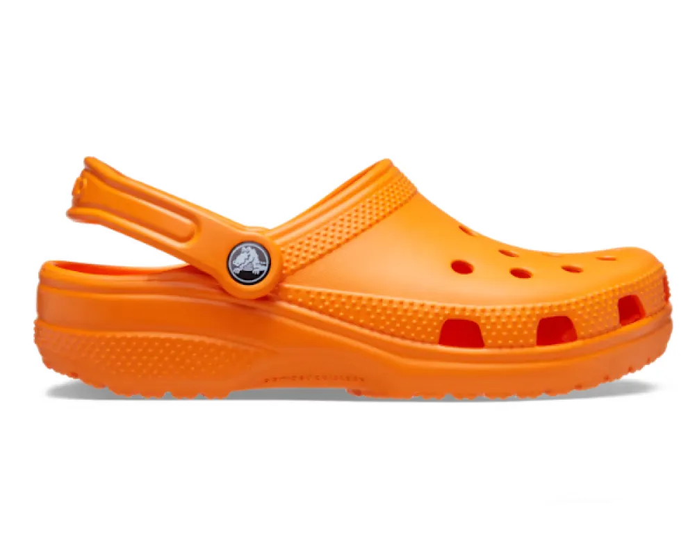 Crocs Unisex Classic Clogs - Orange Zing sold by The Foot Factory