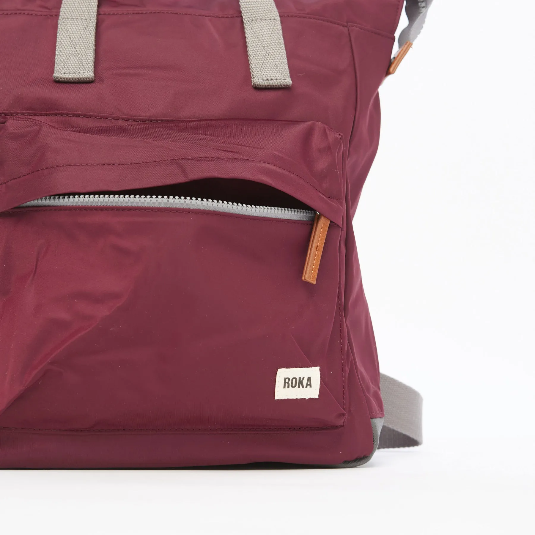 ROKA Bantry B Plum Medium Recycled Nylon Bag - OS sold by The Foot Factory product image thumbnail 4