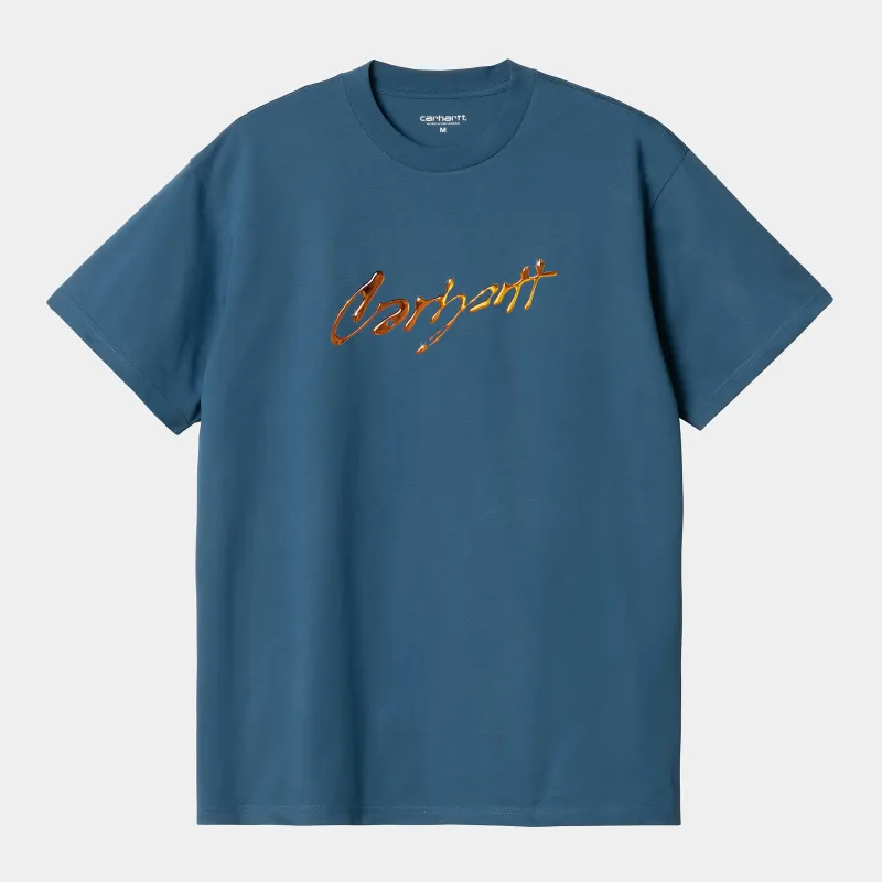 Carhartt WIP Mens Drip T-Shirt - Sodalite sold by The Foot Factory