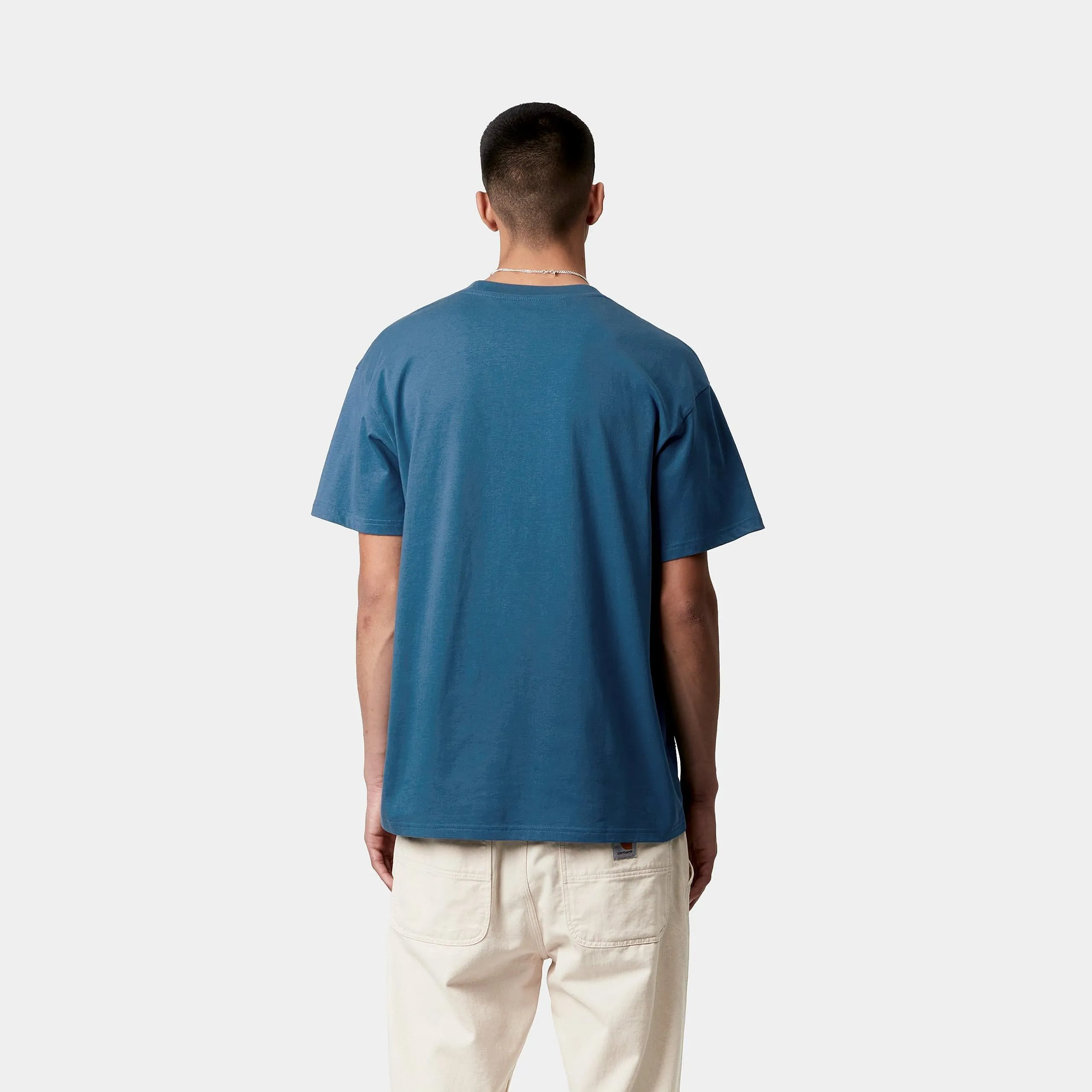 Carhartt WIP Mens Drip T-Shirt - Sodalite sold by The Foot Factory product image thumbnail 4