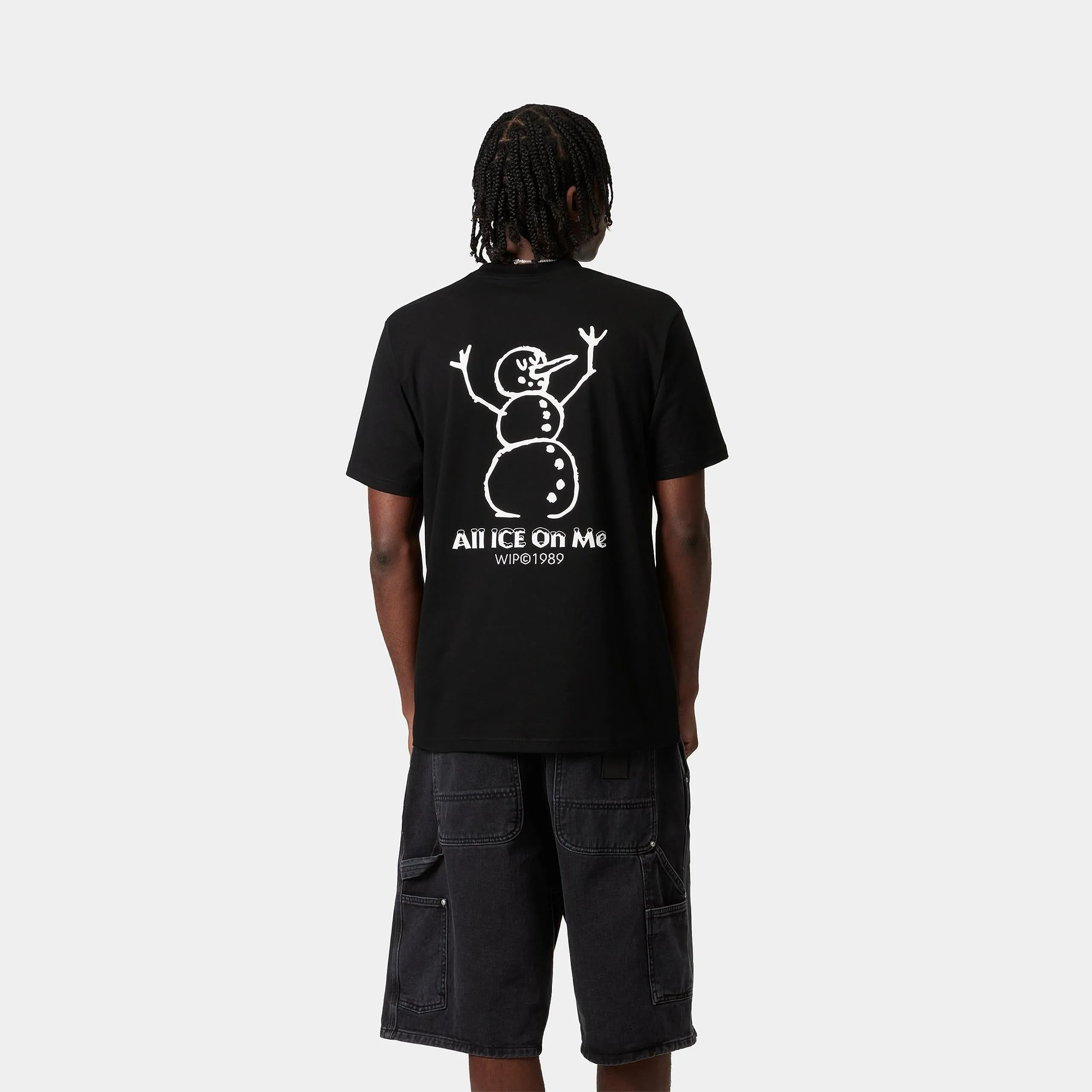 Carhartt WIP Mens Ice T-Shirt | Black sold by The Foot Factory product image thumbnail 4