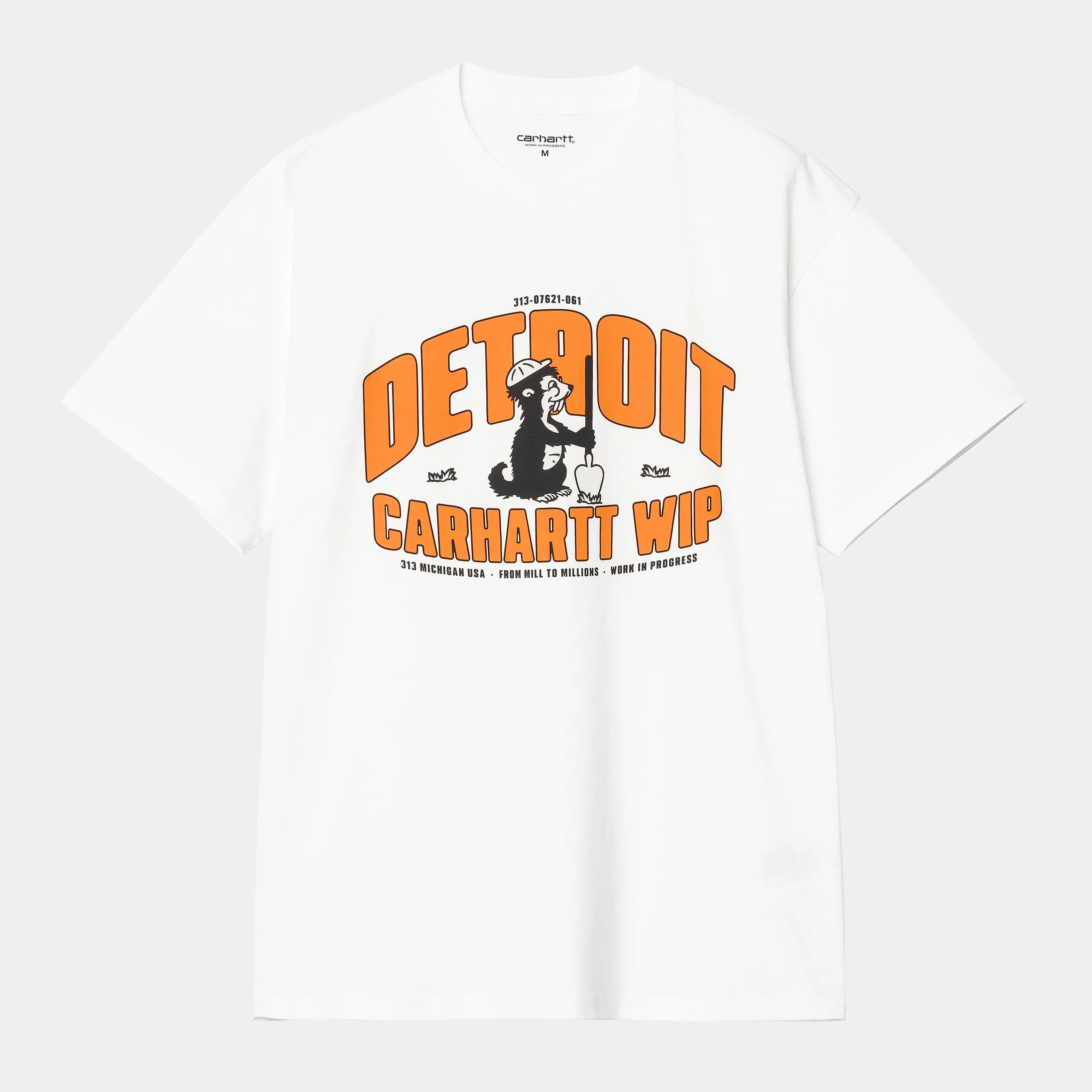 Carhartt WIP Mens Underground T-Shirt | White sold by The Foot Factory