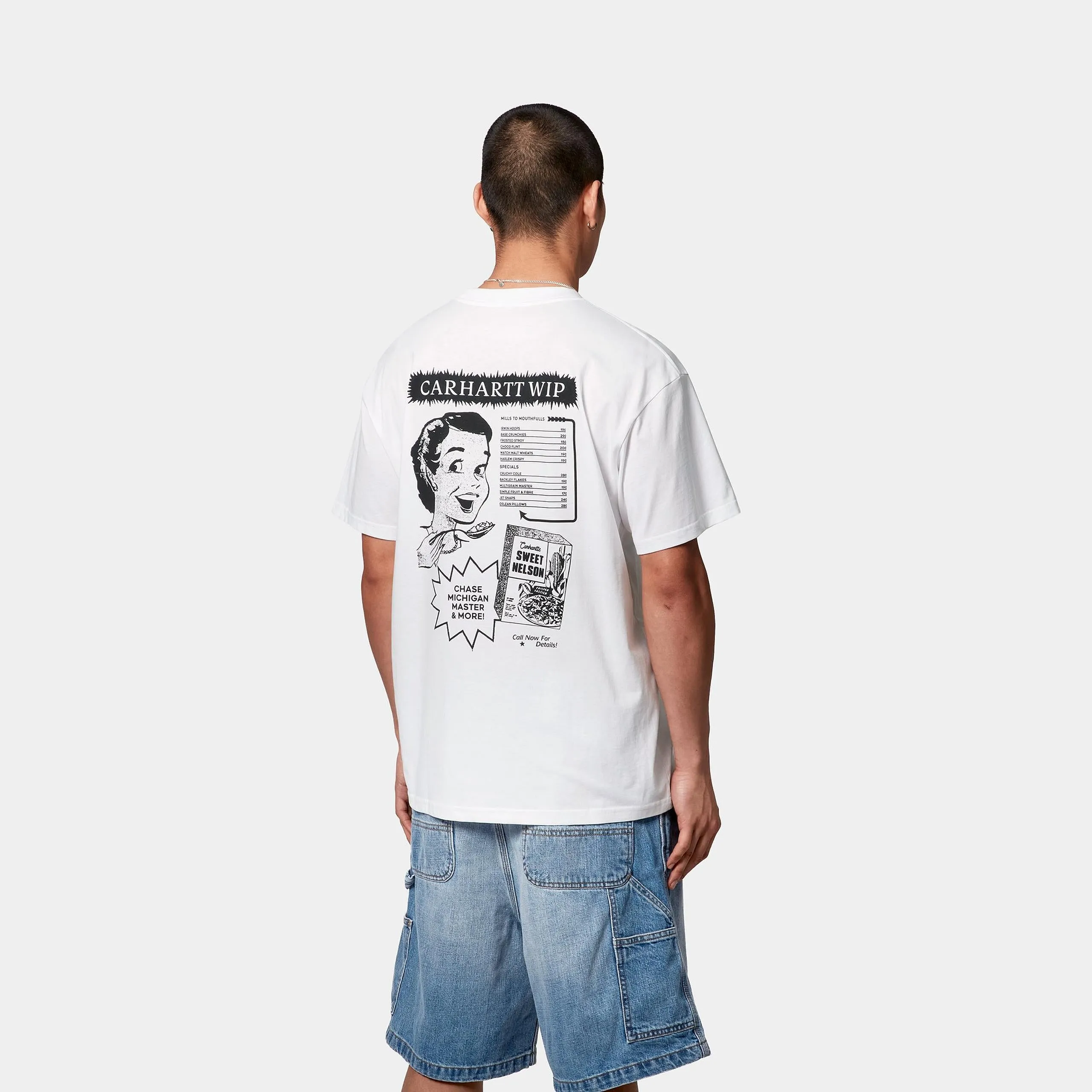 Carhartt WIP Mens Catalogue T-Shirt | White sold by The Foot Factory product image thumbnail 4