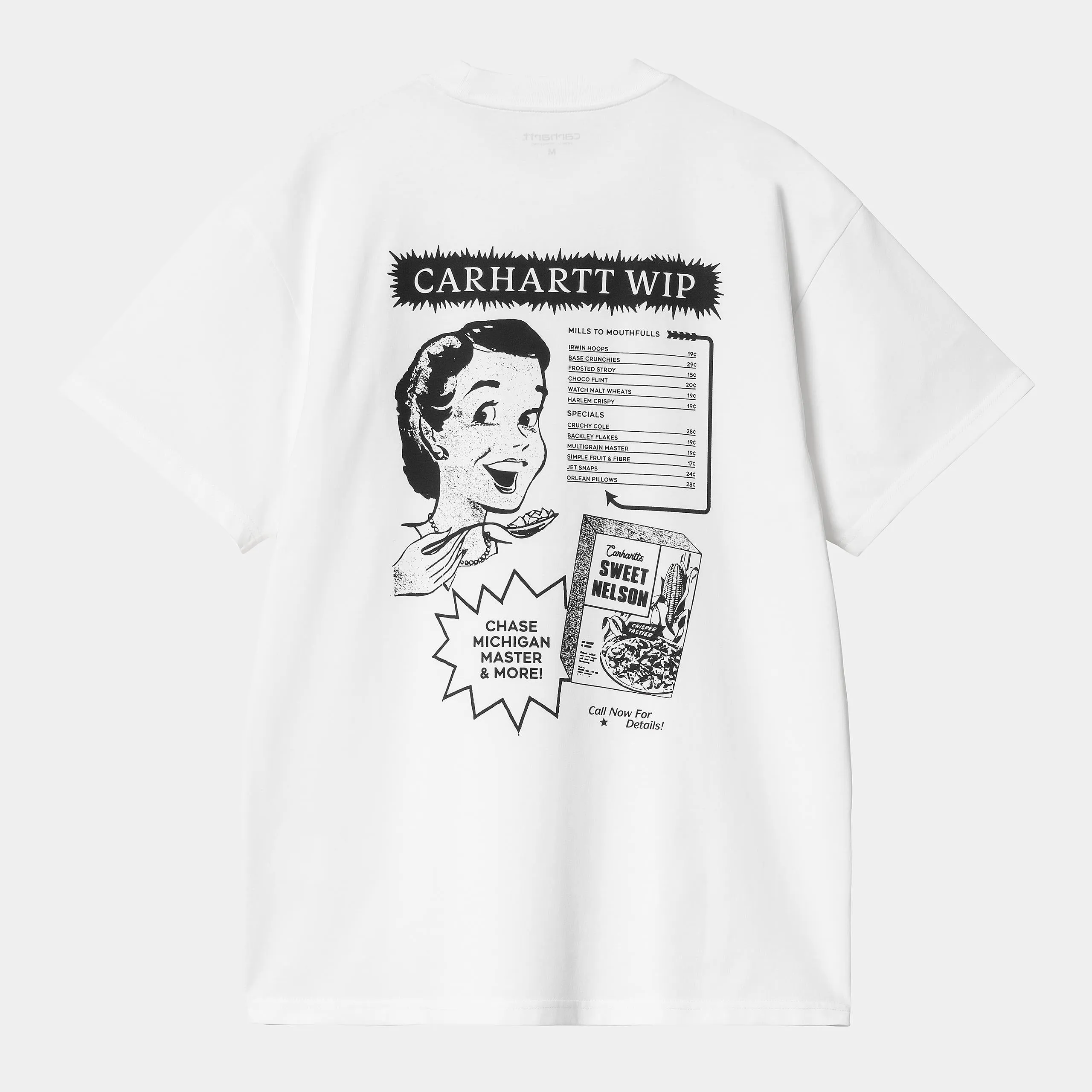 Carhartt WIP Mens Catalogue T-Shirt | White sold by The Foot Factory