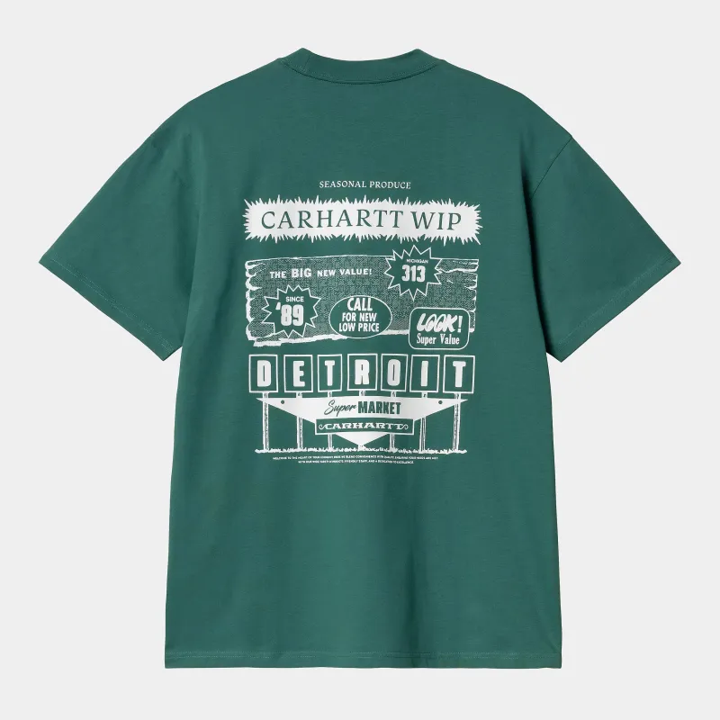 Carhartt WIP Mens Catalogue T-Shirt | Rainforest sold by The Foot Factory