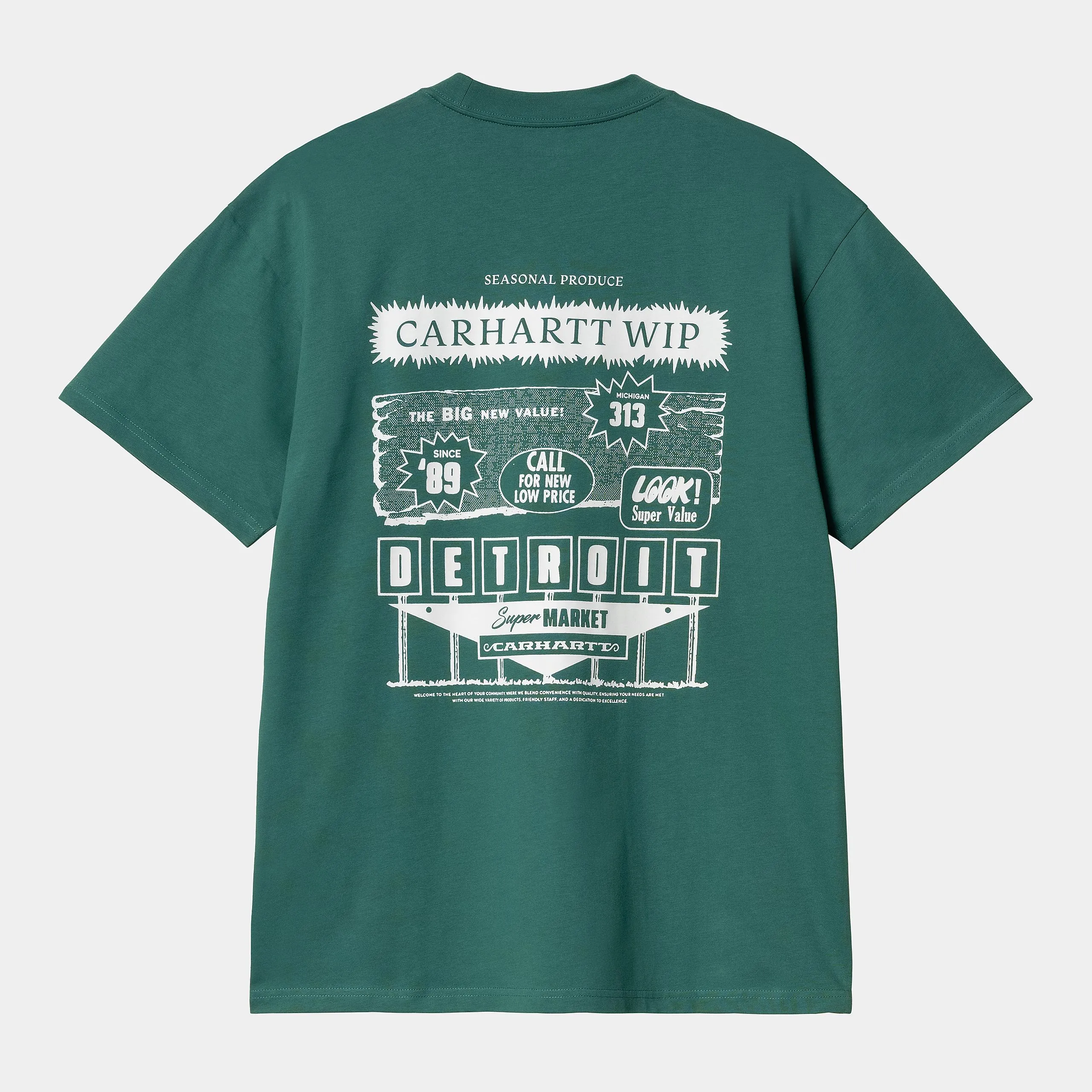 Carhartt WIP Mens Catalogue T-Shirt | Rainforest sold by The Foot Factory