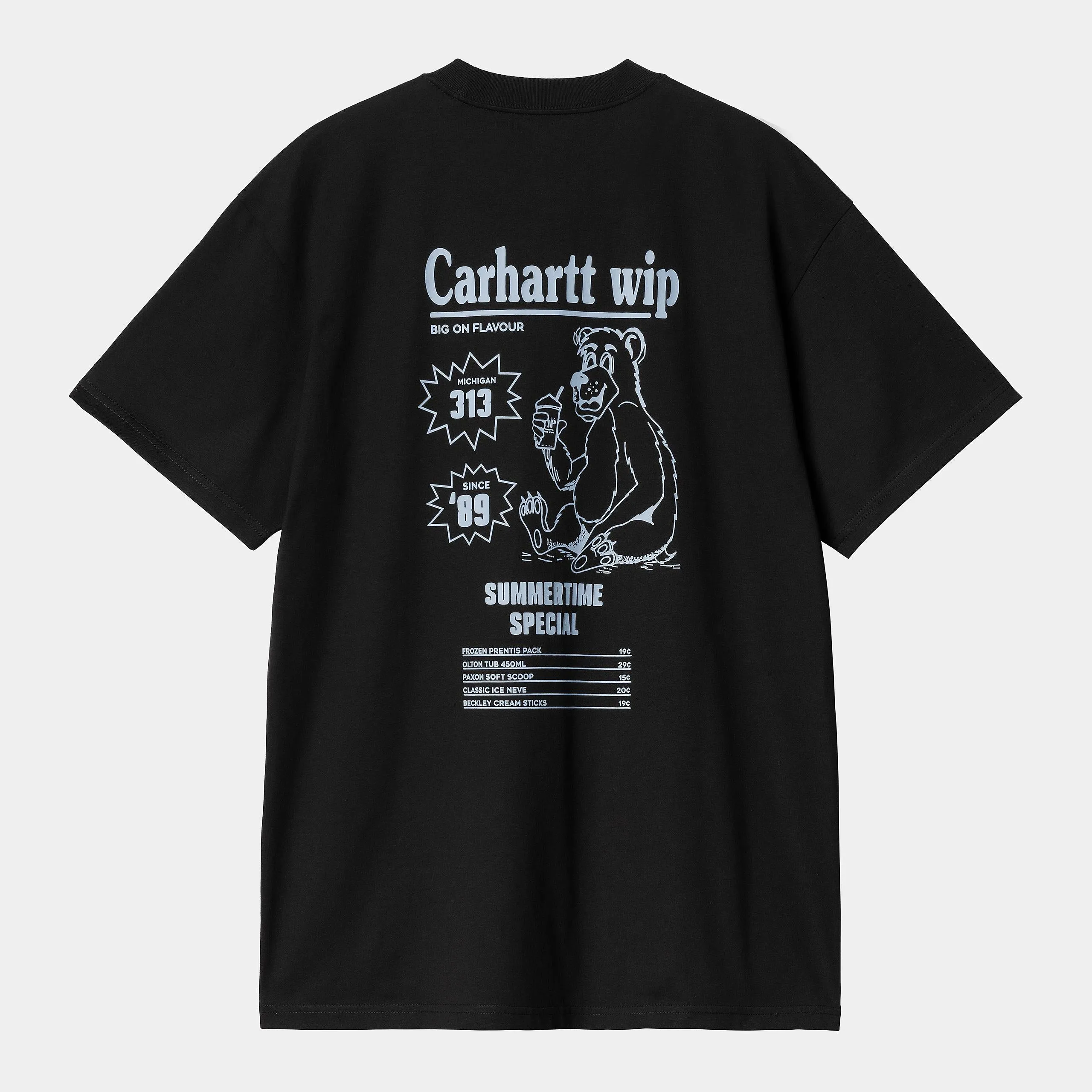 Carhartt WIP Mens Catalogue T-Shirt | Black sold by The Foot Factory