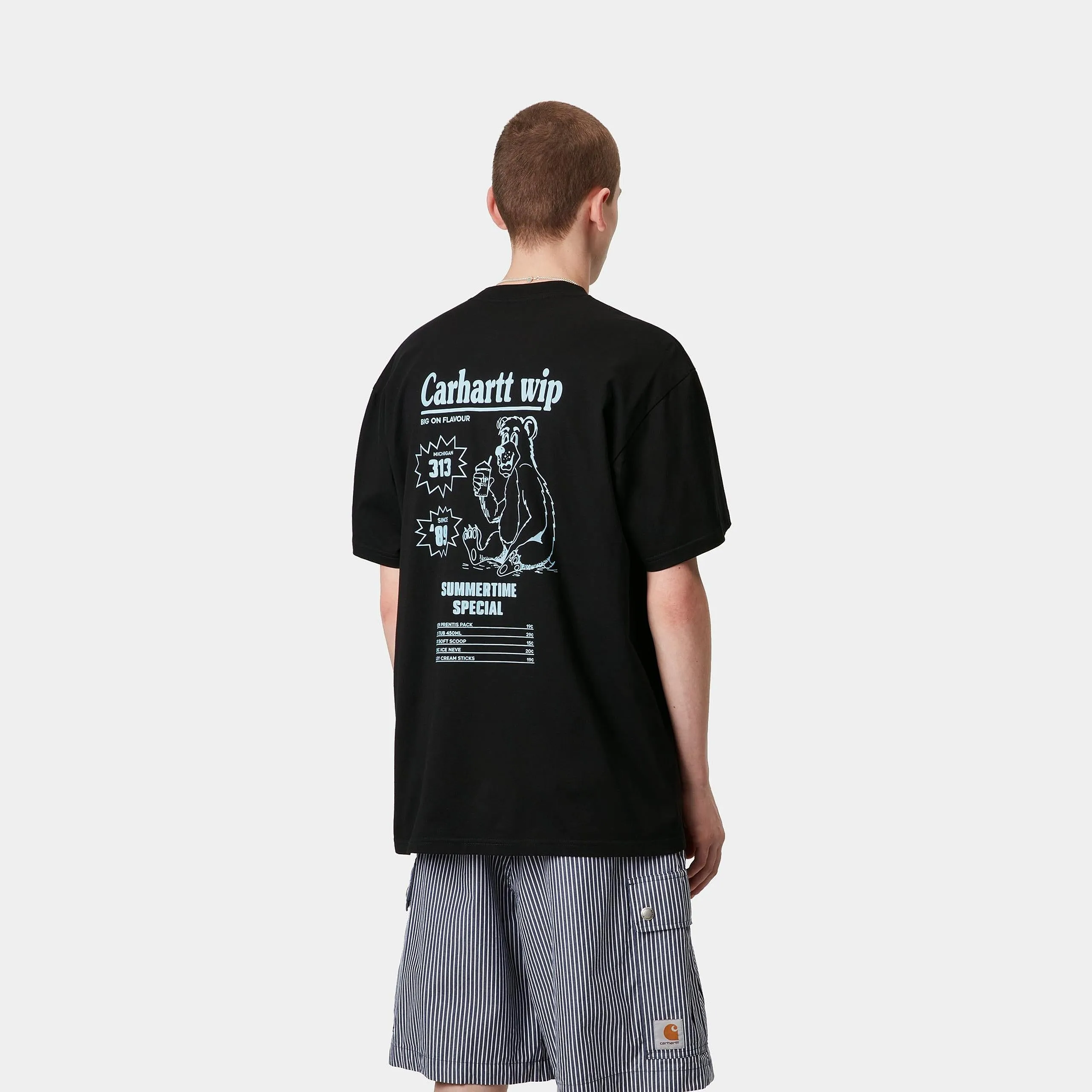 Carhartt WIP Mens Catalogue T-Shirt | Black sold by The Foot Factory product image thumbnail 4