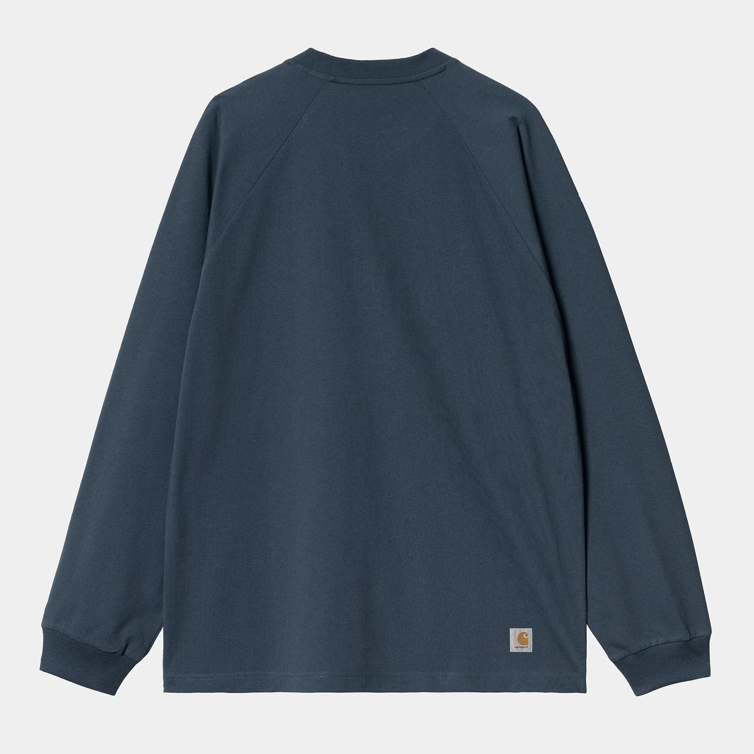 Carhartt WIP Mens WIP Work Long Sleeve T-Shirt | Dusky Blue sold by The Foot Factory product image thumbnail 2