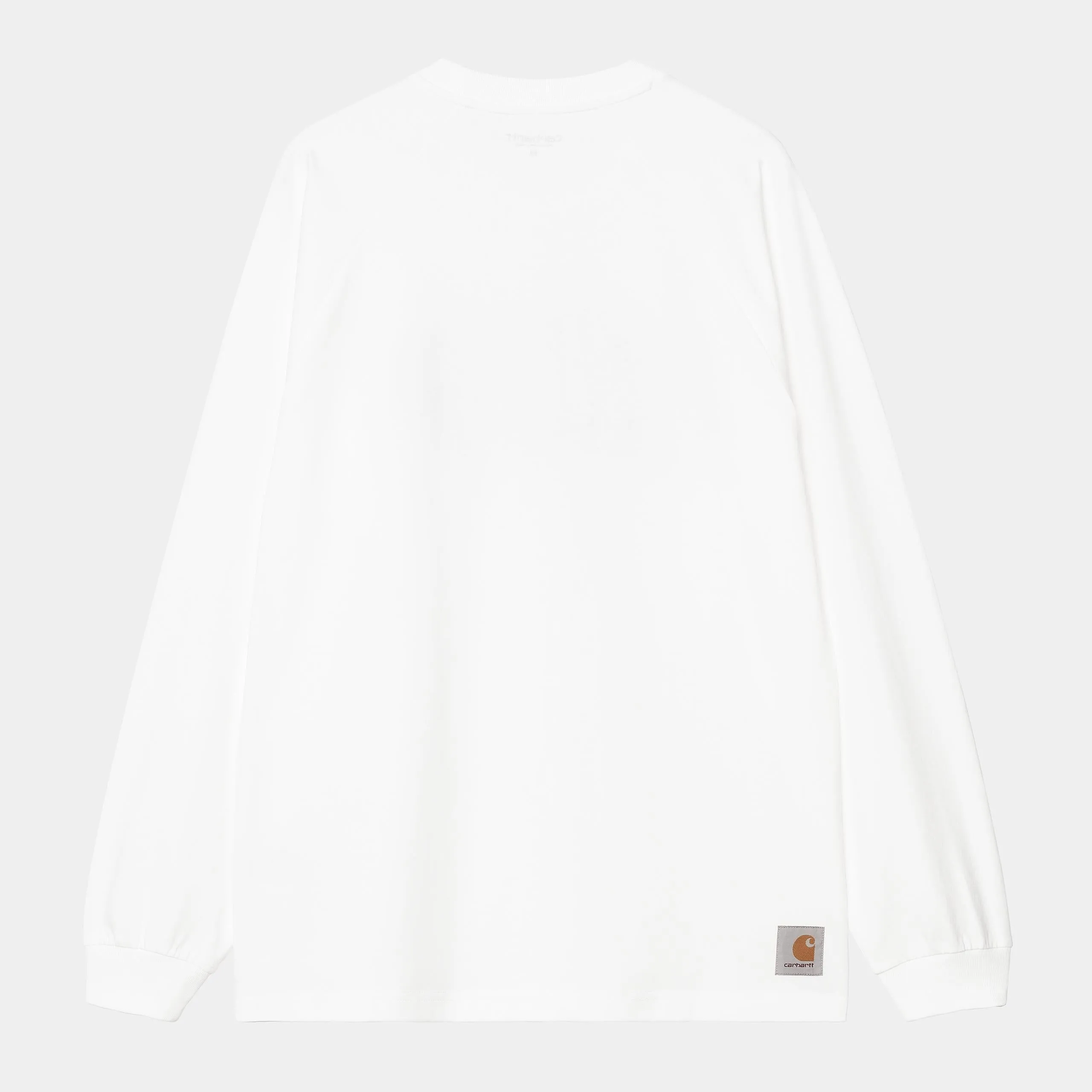 Carhartt WIP Mens WIP Work Long Sleeve T-Shirt | White sold by The Foot Factory product image thumbnail 2