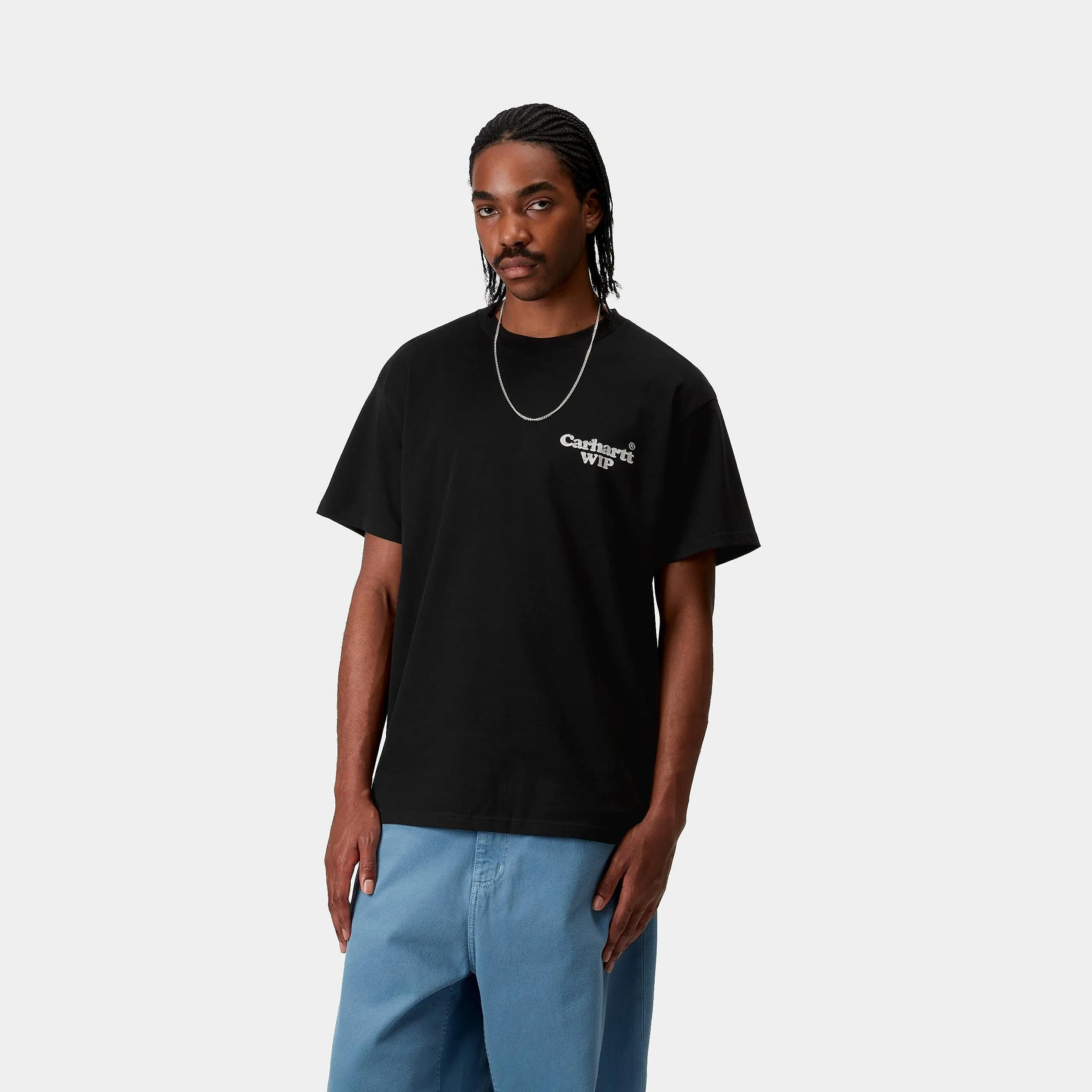Carhartt WIP Mens Hartt Chain T-Shirt | Black sold by The Foot Factory product image thumbnail 3