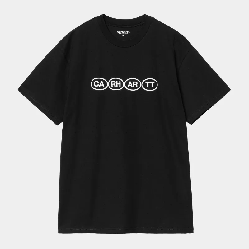Carhartt WIP Mens Bumper T-Shirt | Black sold by The Foot Factory