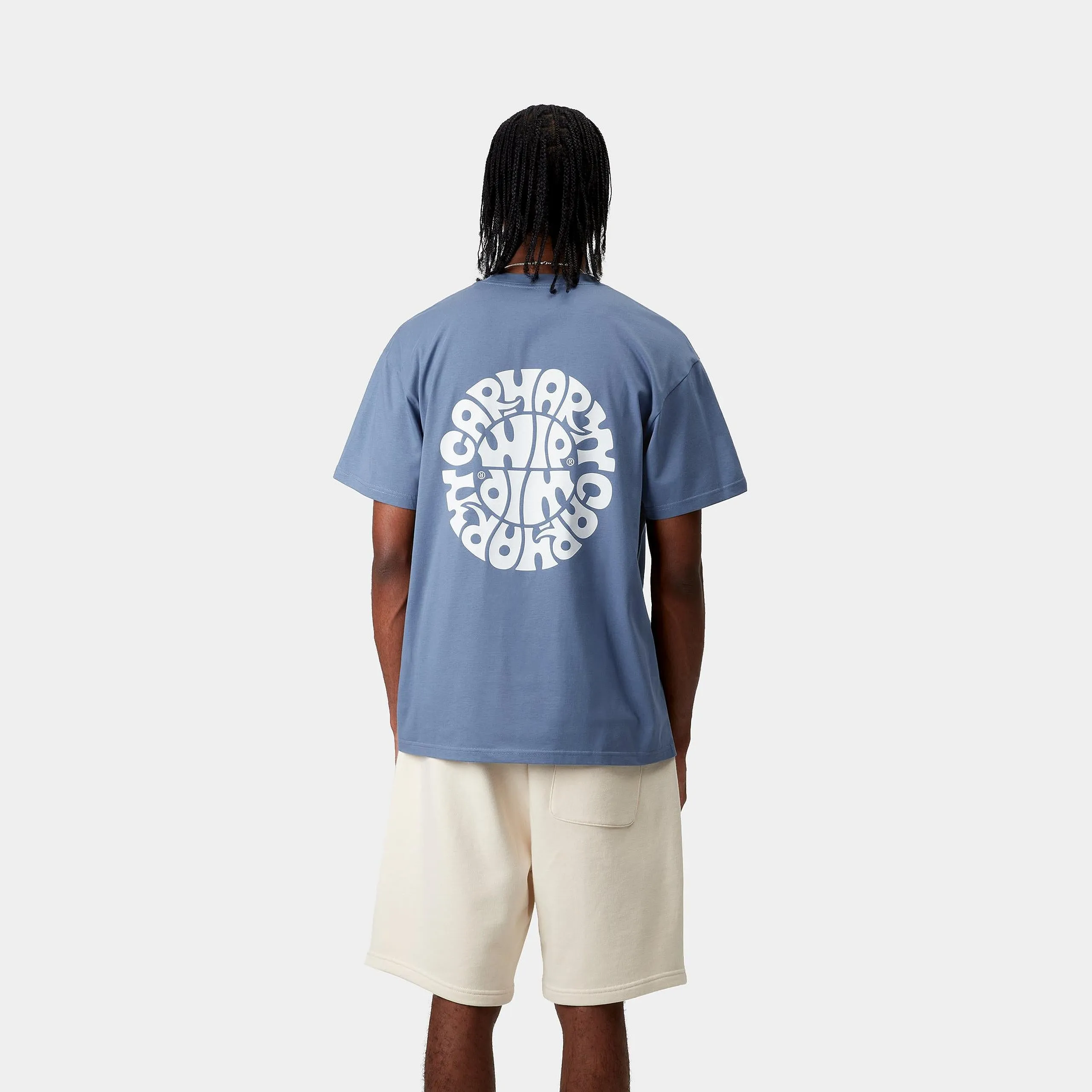 Carhartt WIP Mens Jazzy T-Shirt | Blue Iris sold by The Foot Factory product image thumbnail 4
