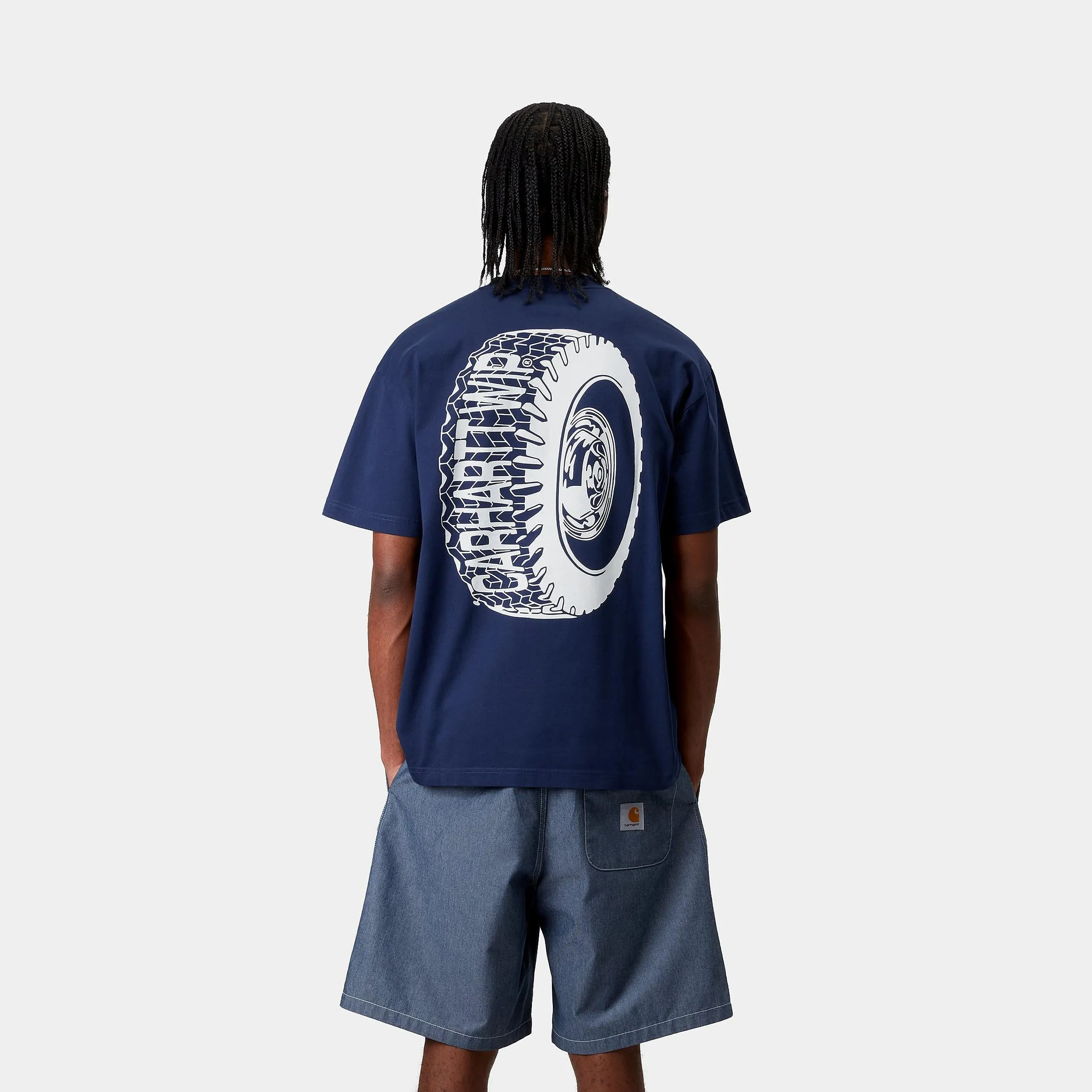 Carhartt WIP Mens Tire T-Shirt | Ink sold by The Foot Factory product image thumbnail 4