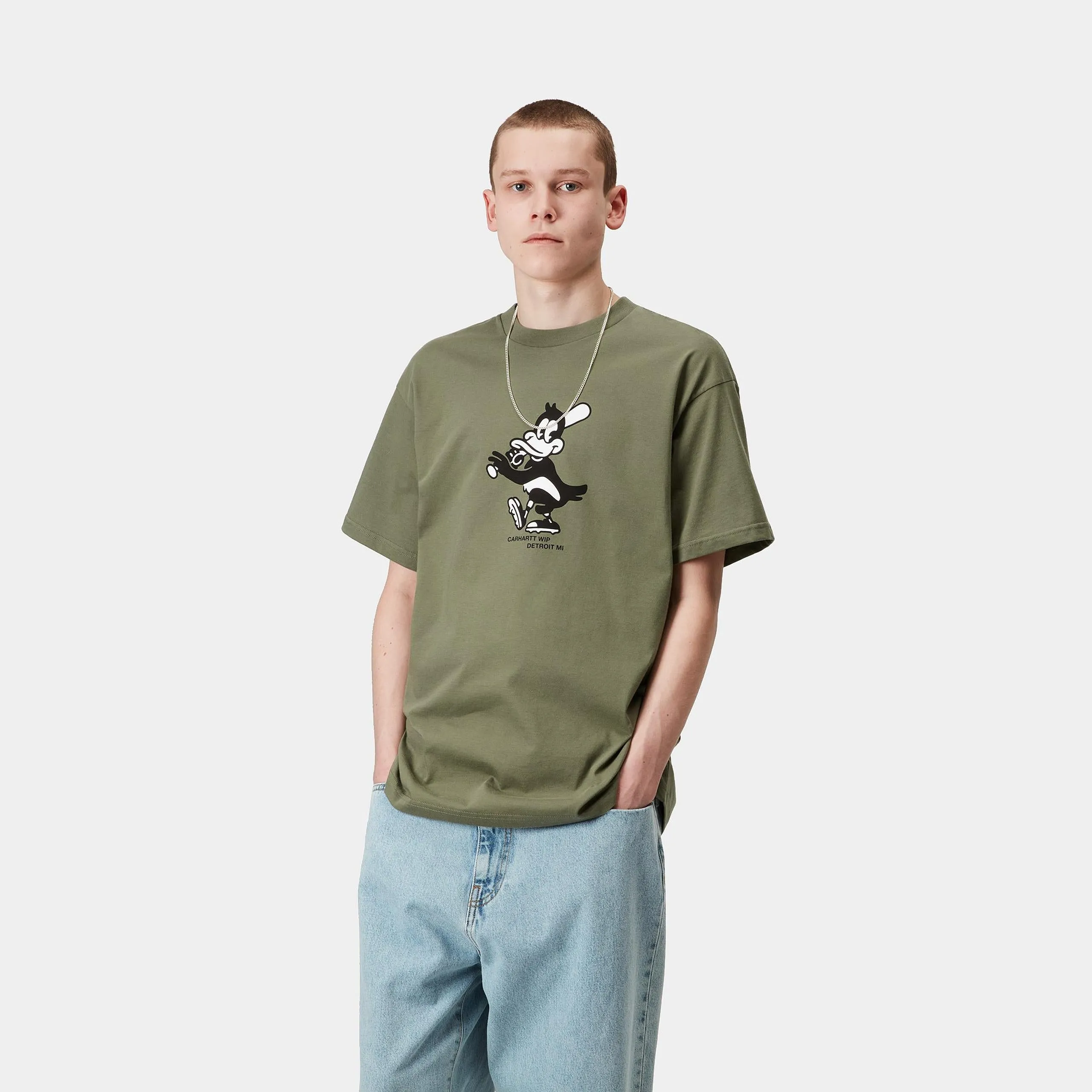 Carhartt WIP Mens Home Run T-Shirt | Dollar Green sold by The Foot Factory product image thumbnail 3