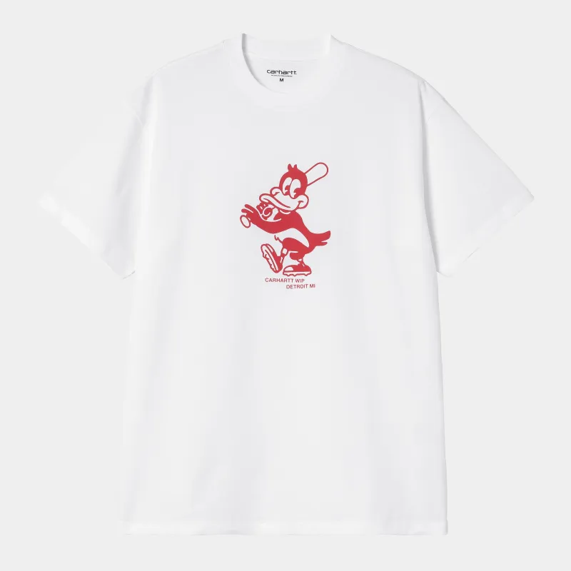 Carhartt WIP Mens Home Run T-Shirt | White sold by The Foot Factory