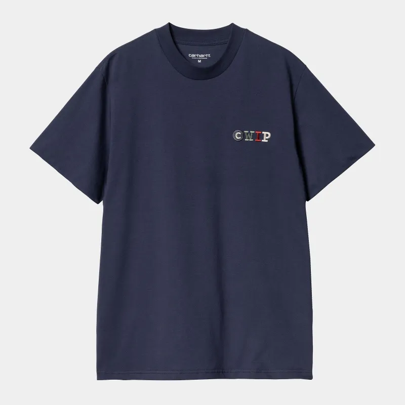 Carhartt WIP Mens Flags T-Shirt | Space sold by The Foot Factory