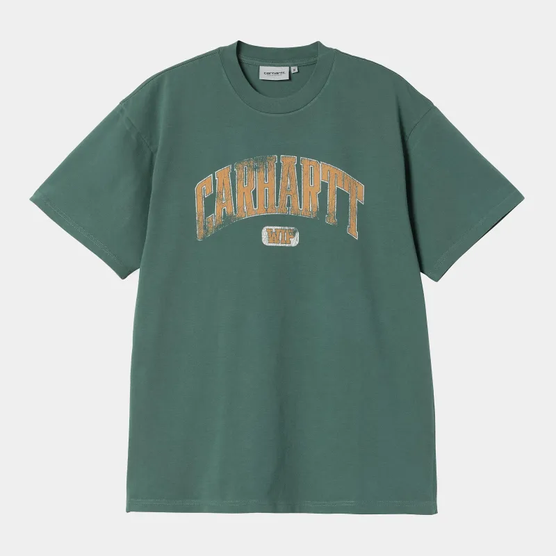 Carhartt WIP Mens Lecture T-Shirt | Silver Pine sold by The Foot Factory