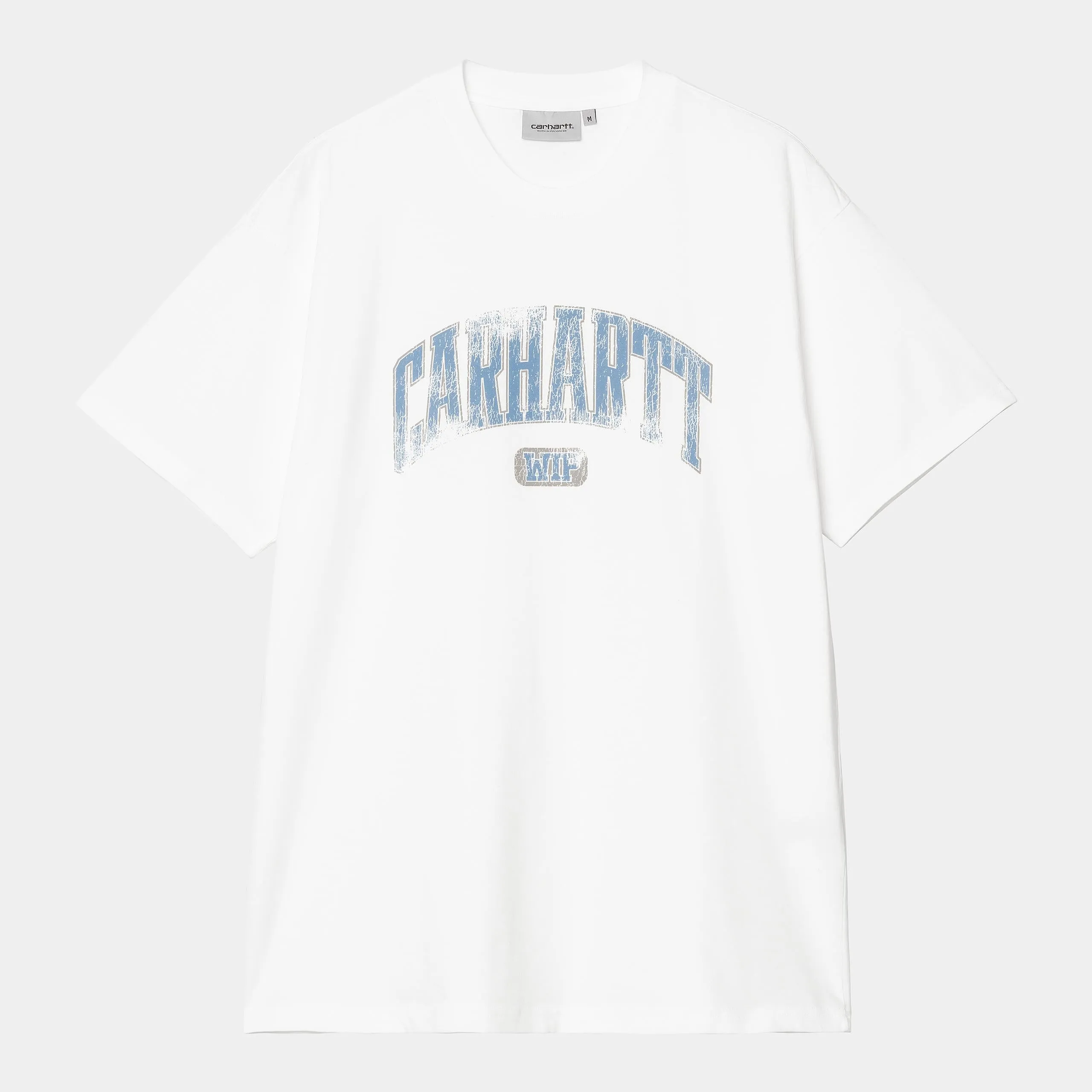 Carhartt WIP Mens Lecture T-Shirt | White sold by The Foot Factory