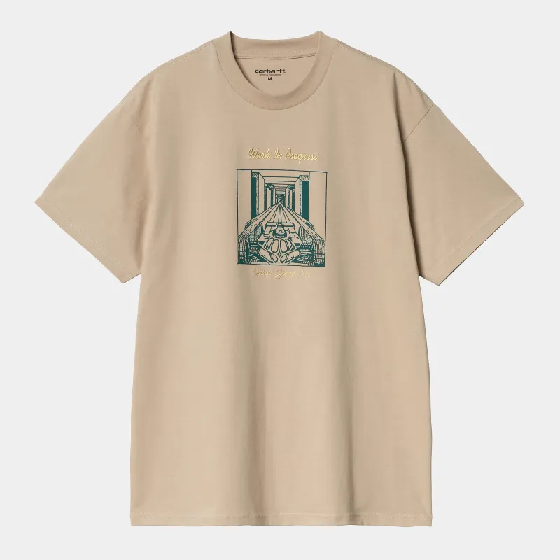 Carhartt WIP Mens Racer T-Shirt | Wall sold by The Foot Factory