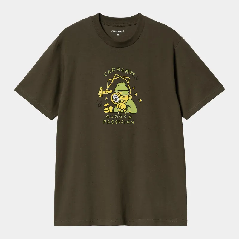 Carhartt WIP Mens Precision Work T-Shirt | Turtle sold by The Foot Factory