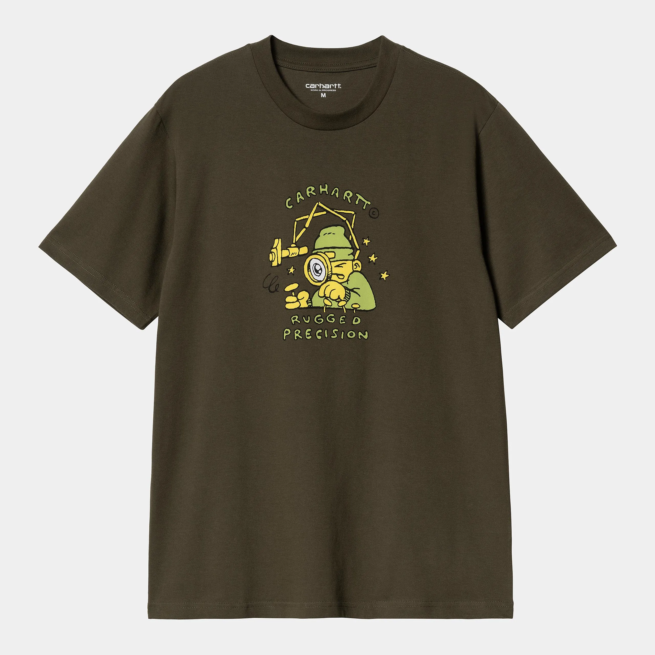 Carhartt WIP Mens Precision Work T-Shirt | Turtle sold by The Foot Factory