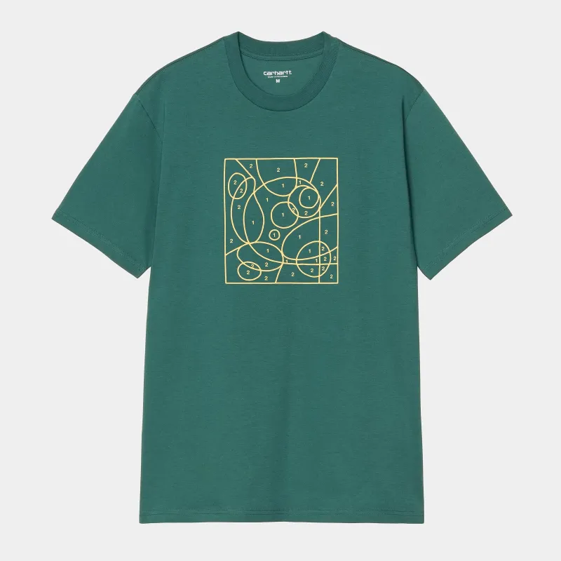 Carhartt WIP Mens The Numbers T-Shirt |  Rainforest sold by The Foot Factory