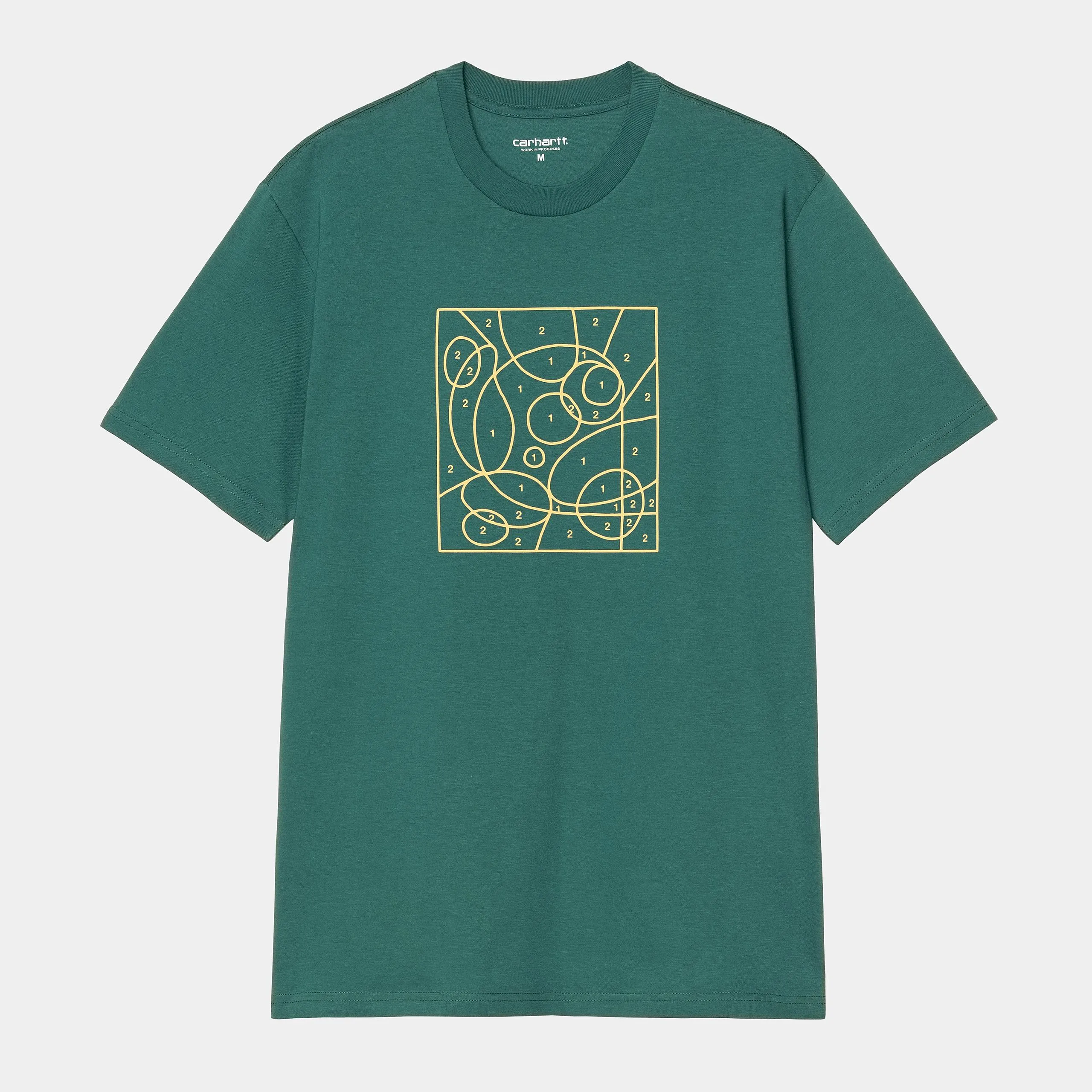 Carhartt WIP Mens The Numbers T-Shirt | Rainforest sold by The Foot Factory