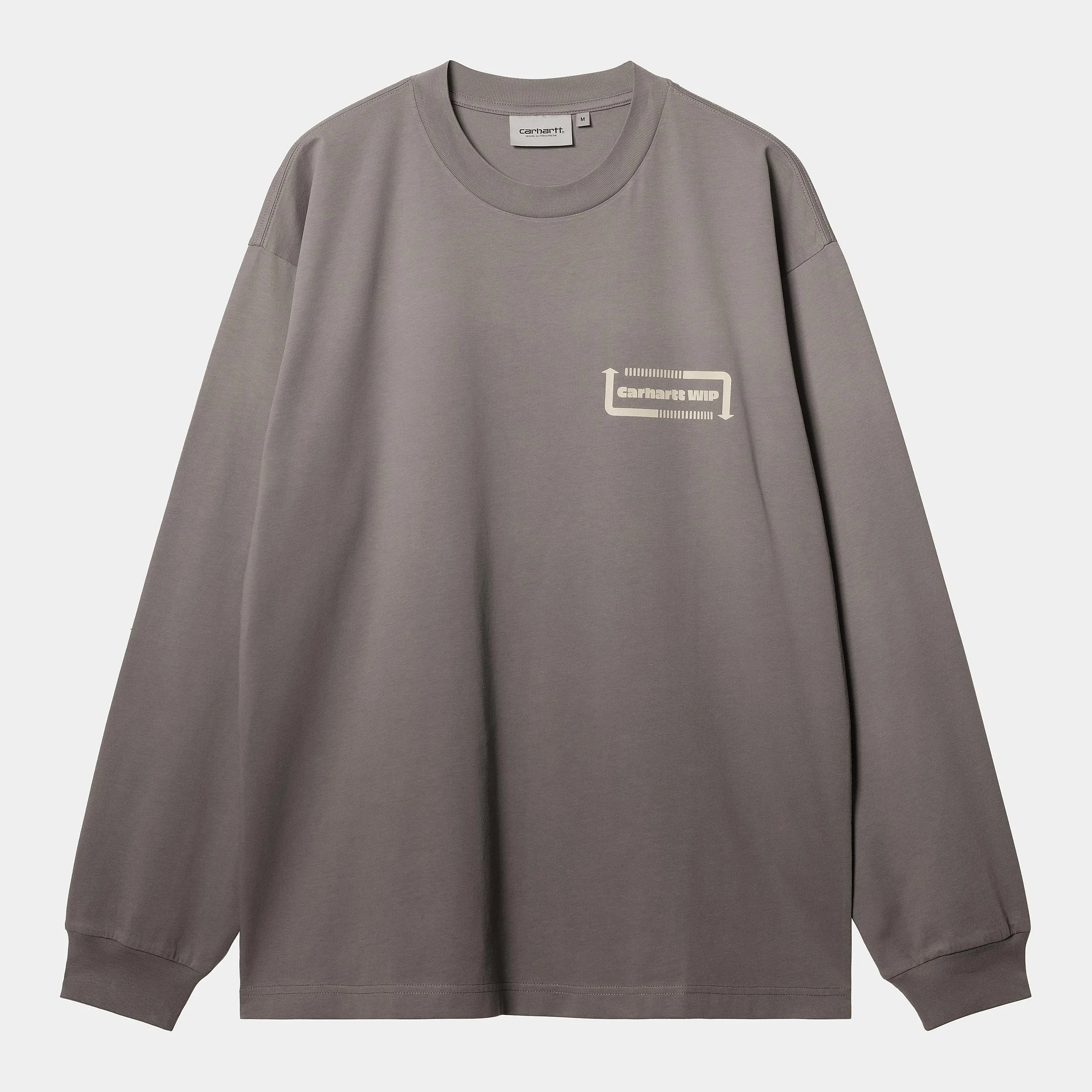 Carhartt WIP Mens Light Work Long Sleeve T-Shirt | Yosemite / Black Dip Dyed sold by The Foot Factory