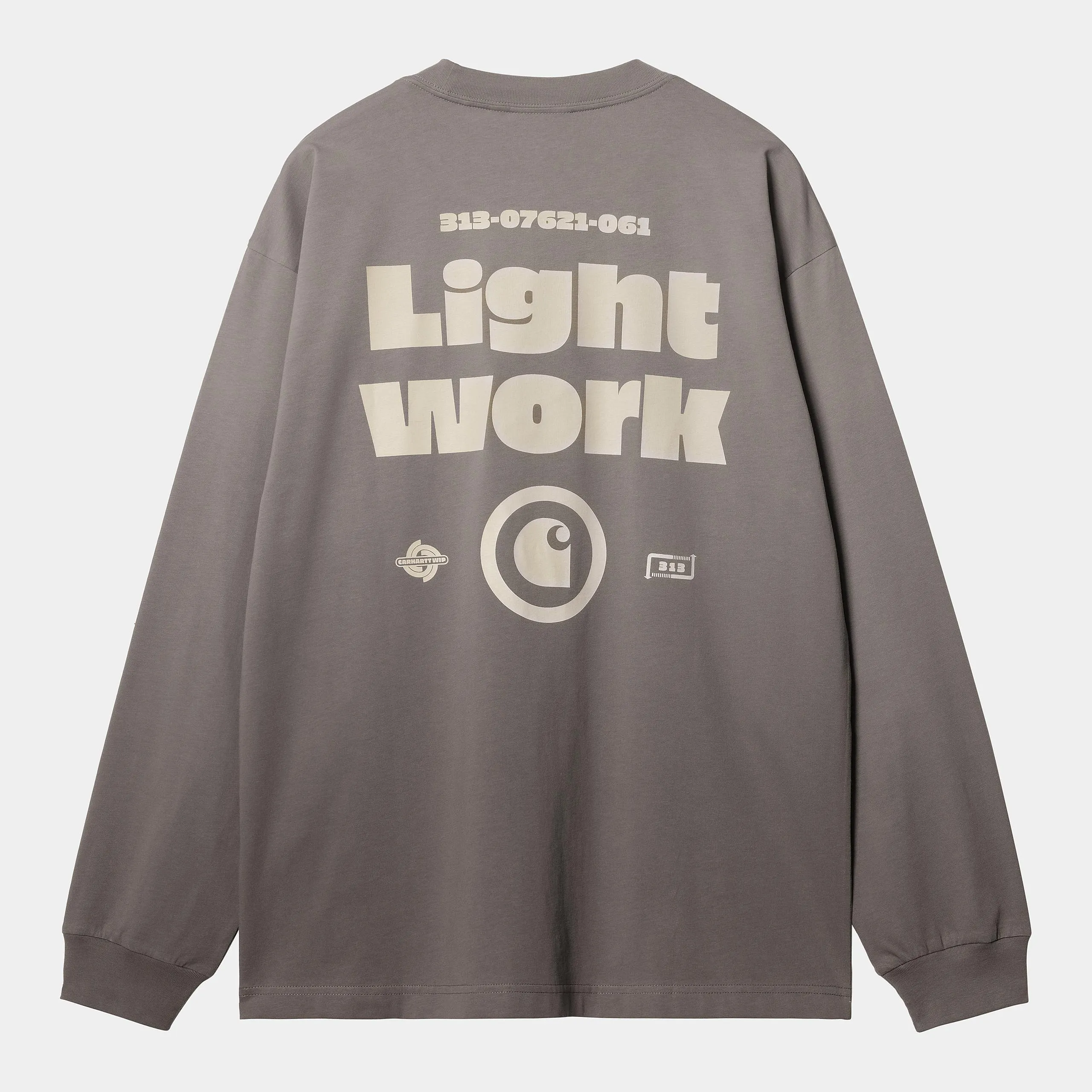 Carhartt WIP Mens Light Work Long Sleeve T-Shirt | Yosemite / Black Dip Dyed sold by The Foot Factory product image thumbnail 2