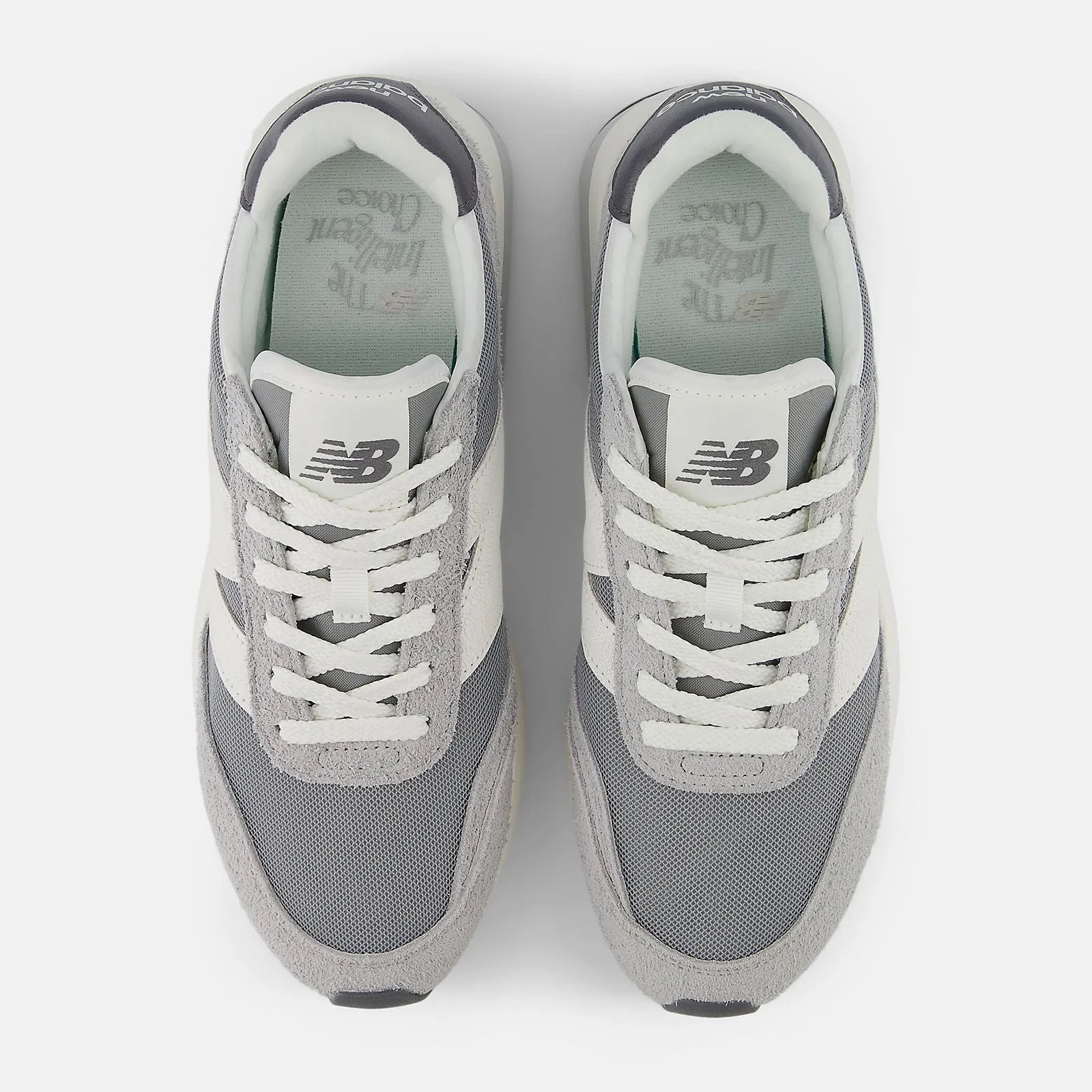 New Balance Unisex 370 Trainers | Concrete Sea Salt sold by The Foot Factory product image thumbnail 3
