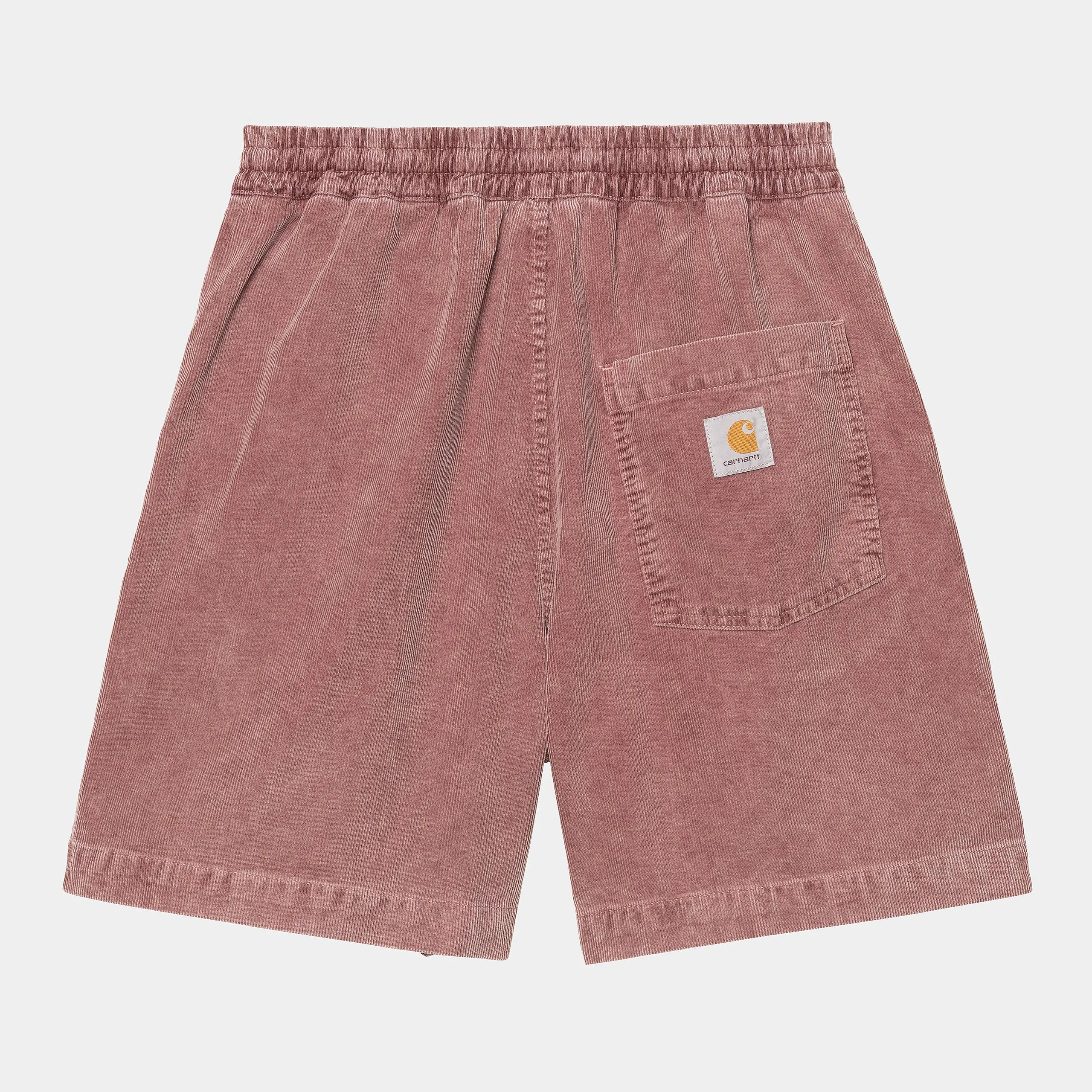 Carhartt WIP Mens Reynold Forsyth Corduroy Short | Dusky Pink Dusky Washed sold by The Foot Factory
